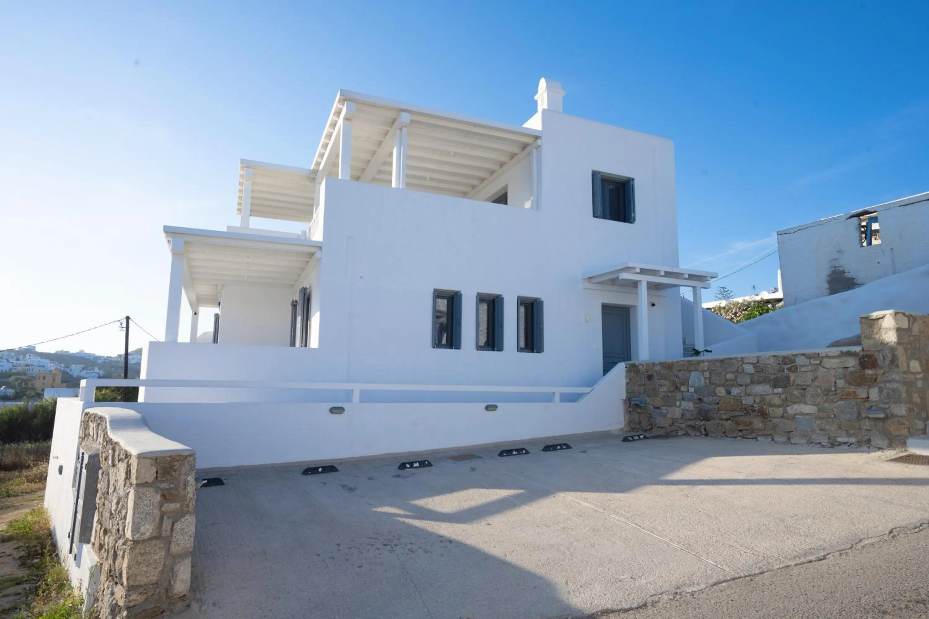 Property building in Mykonos Dot Apartments