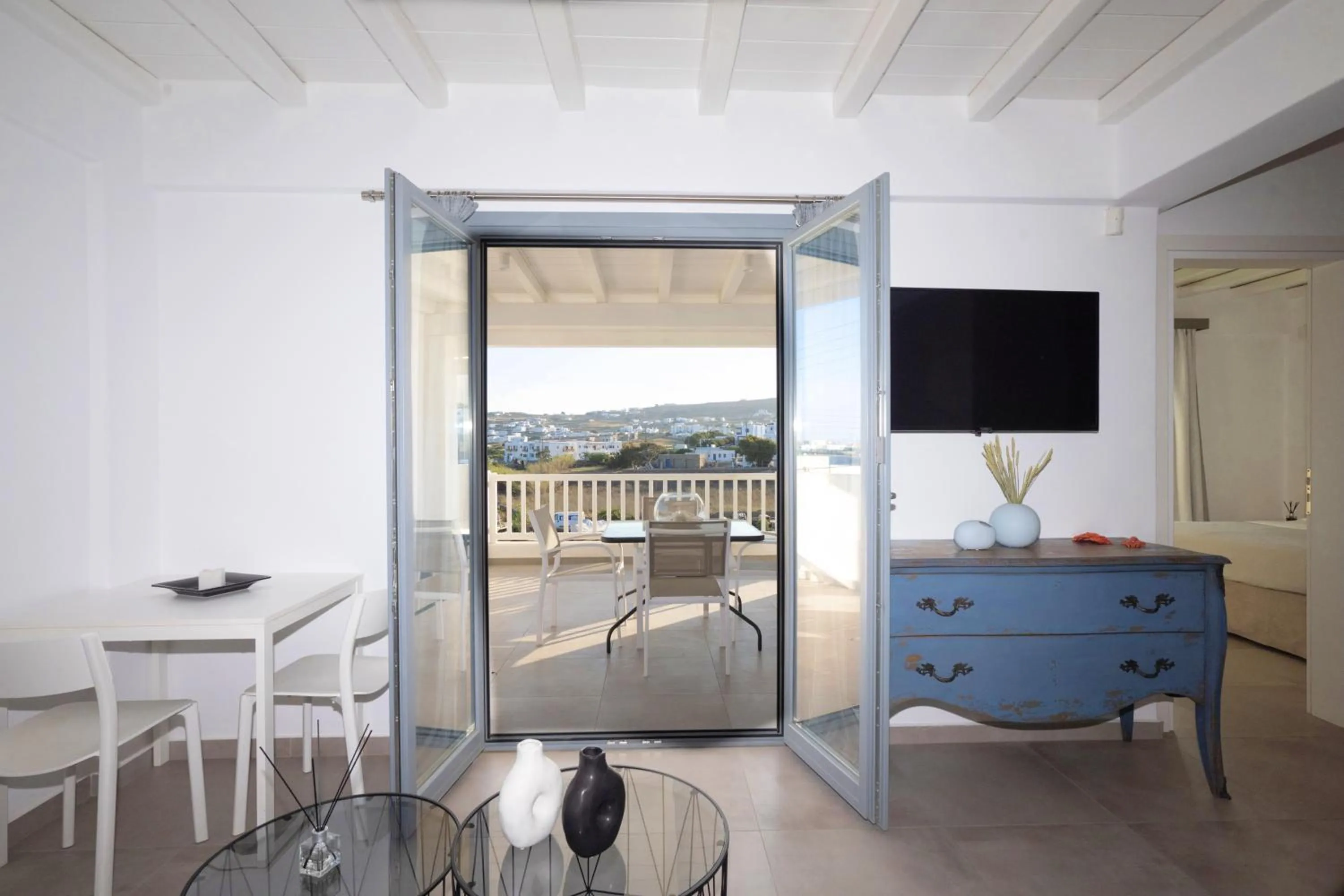 Balcony/Terrace in Mykonos Dot Apartments