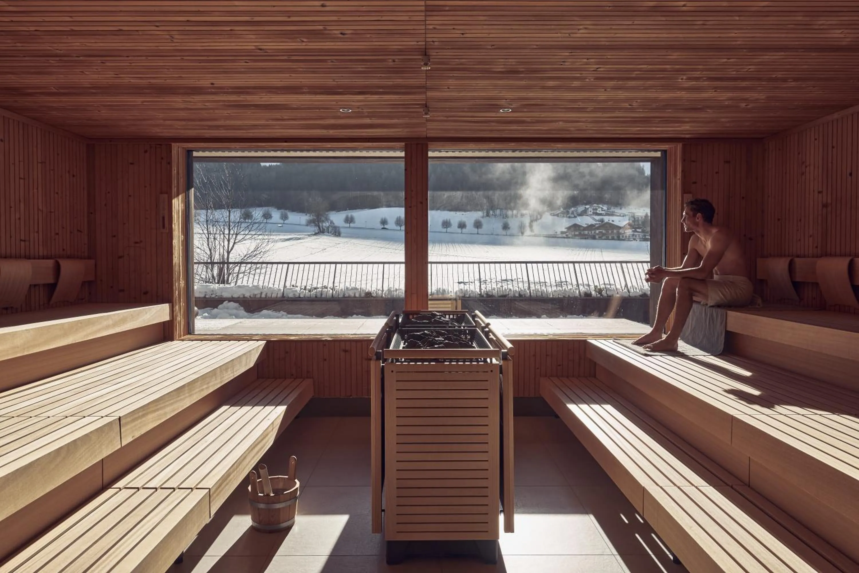 Sauna in Falkensteiner Hotel Kronplatz - The Leading Hotels of the World