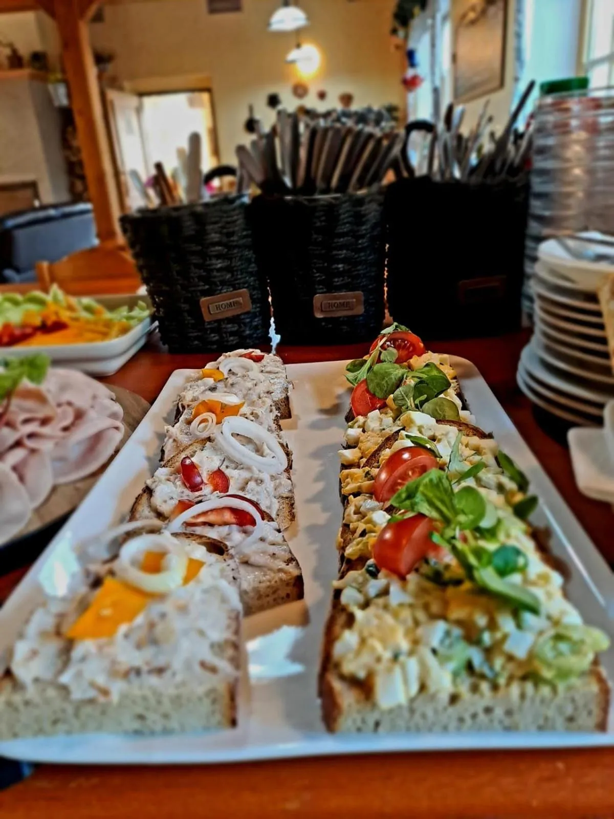 Breakfast in hotel ZLATÝ POTOK