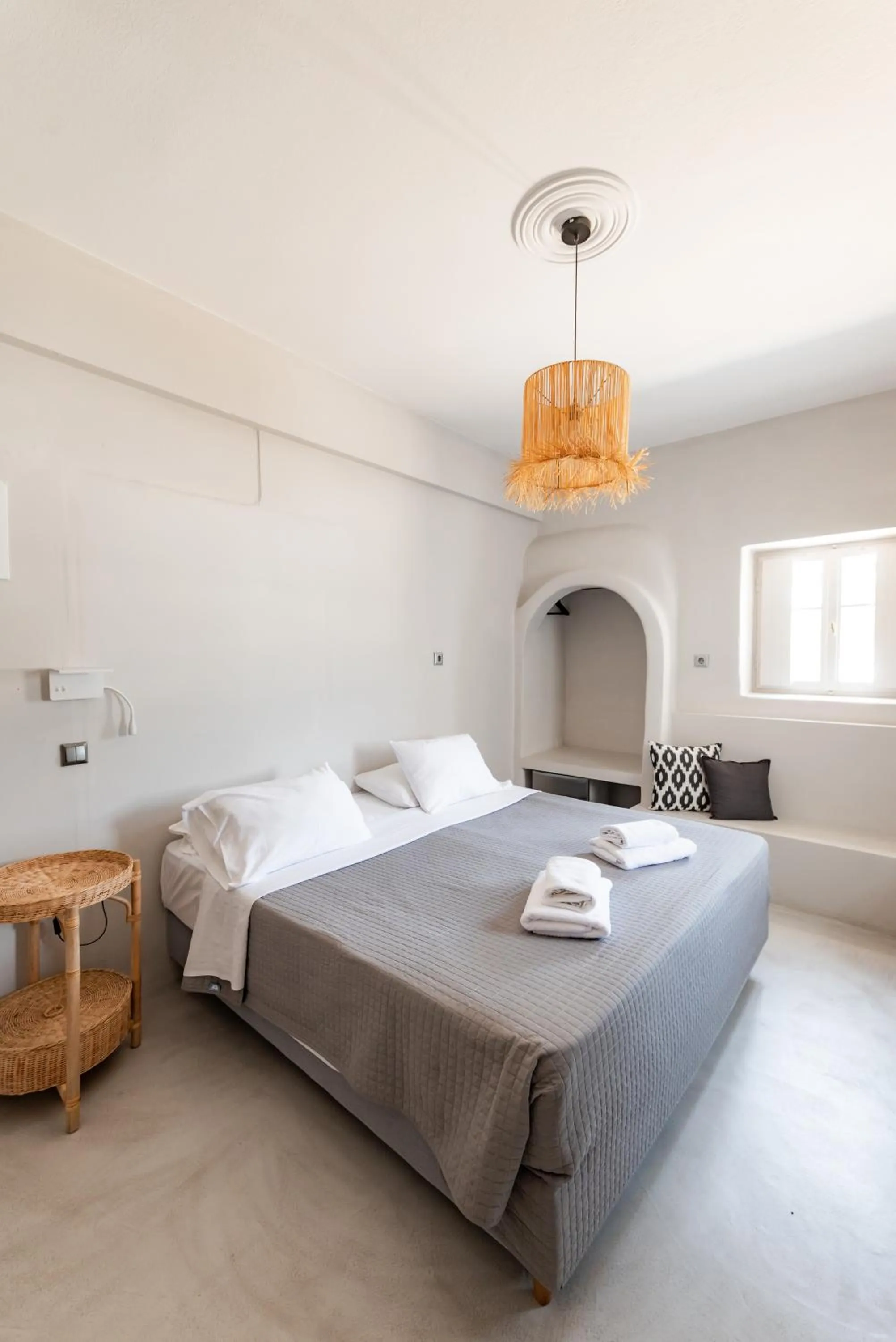 Bed in Rania Apartments Sea View