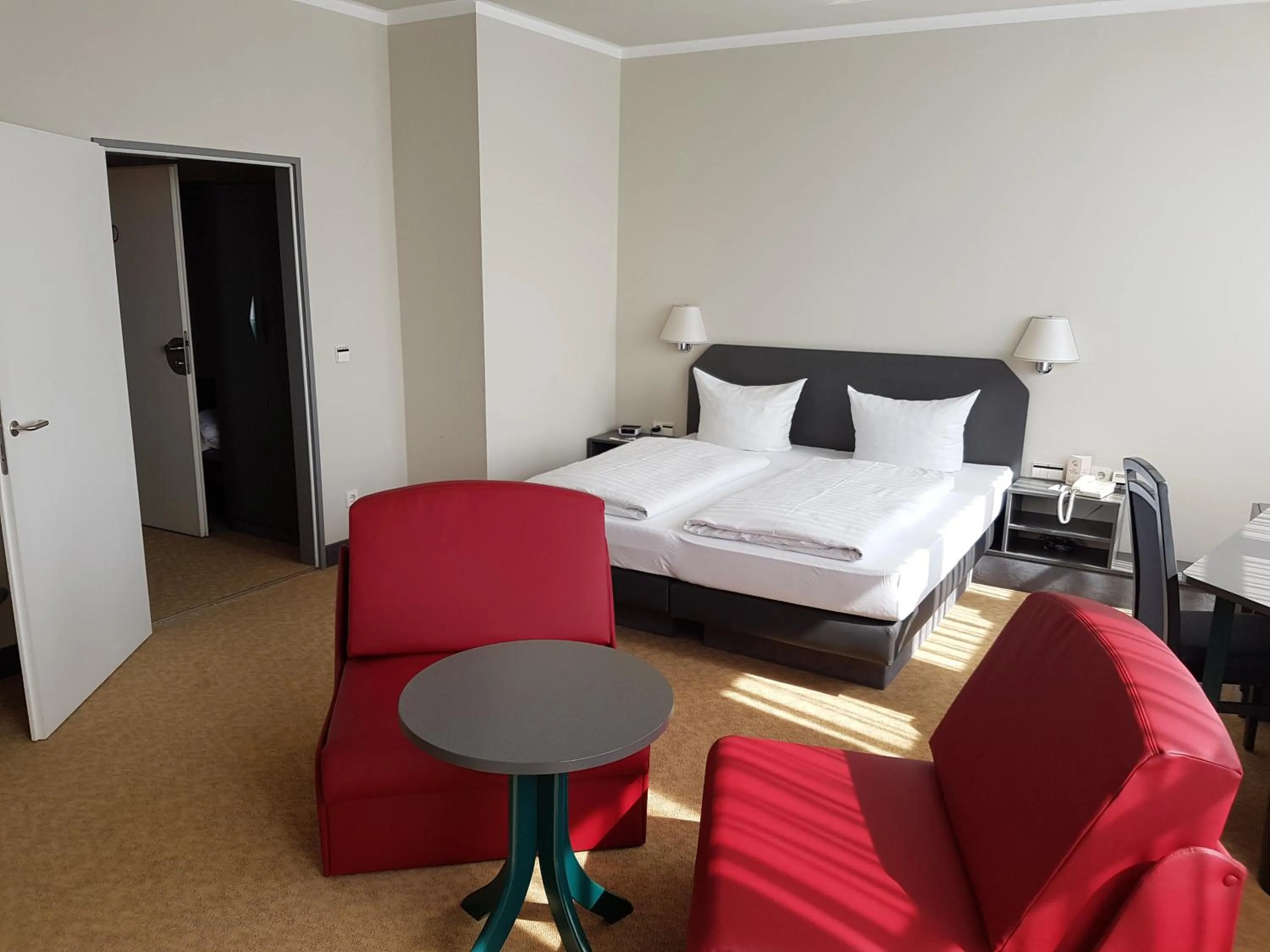 Photo of the whole room, Bed in Hotel Wörth