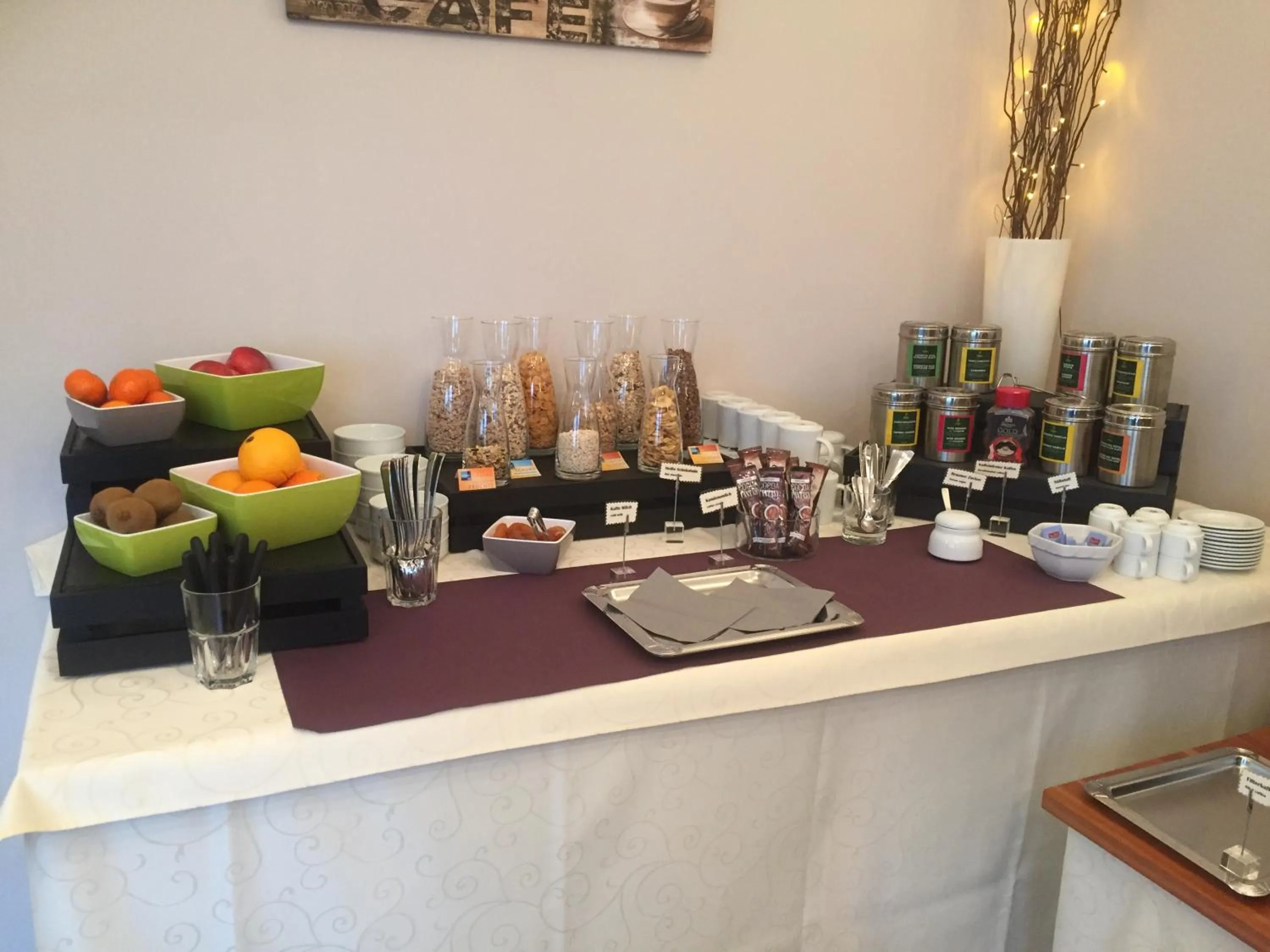 Continental breakfast in Hotel Wörth