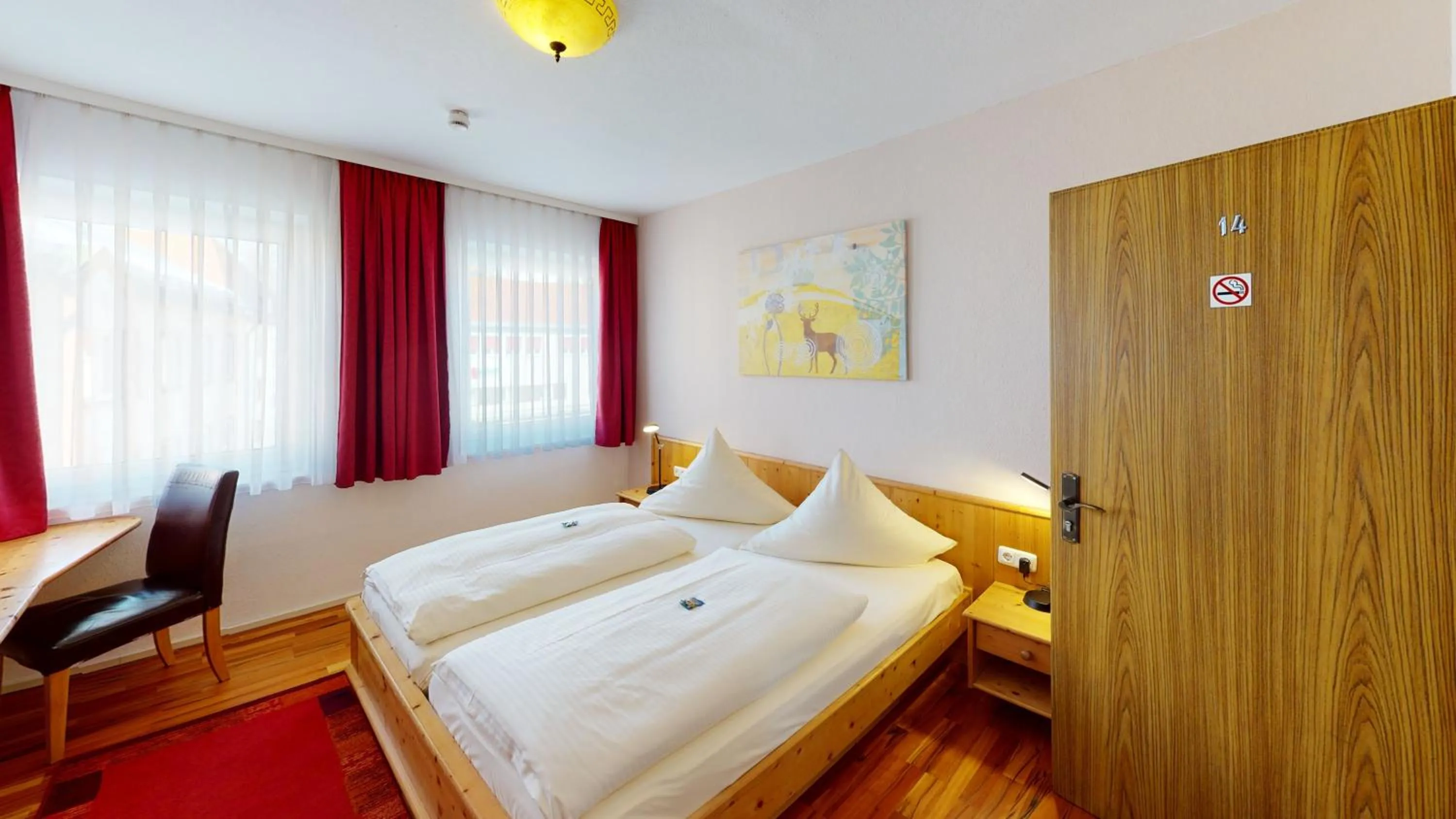 Bed in Blochums Gasthof Hirsch