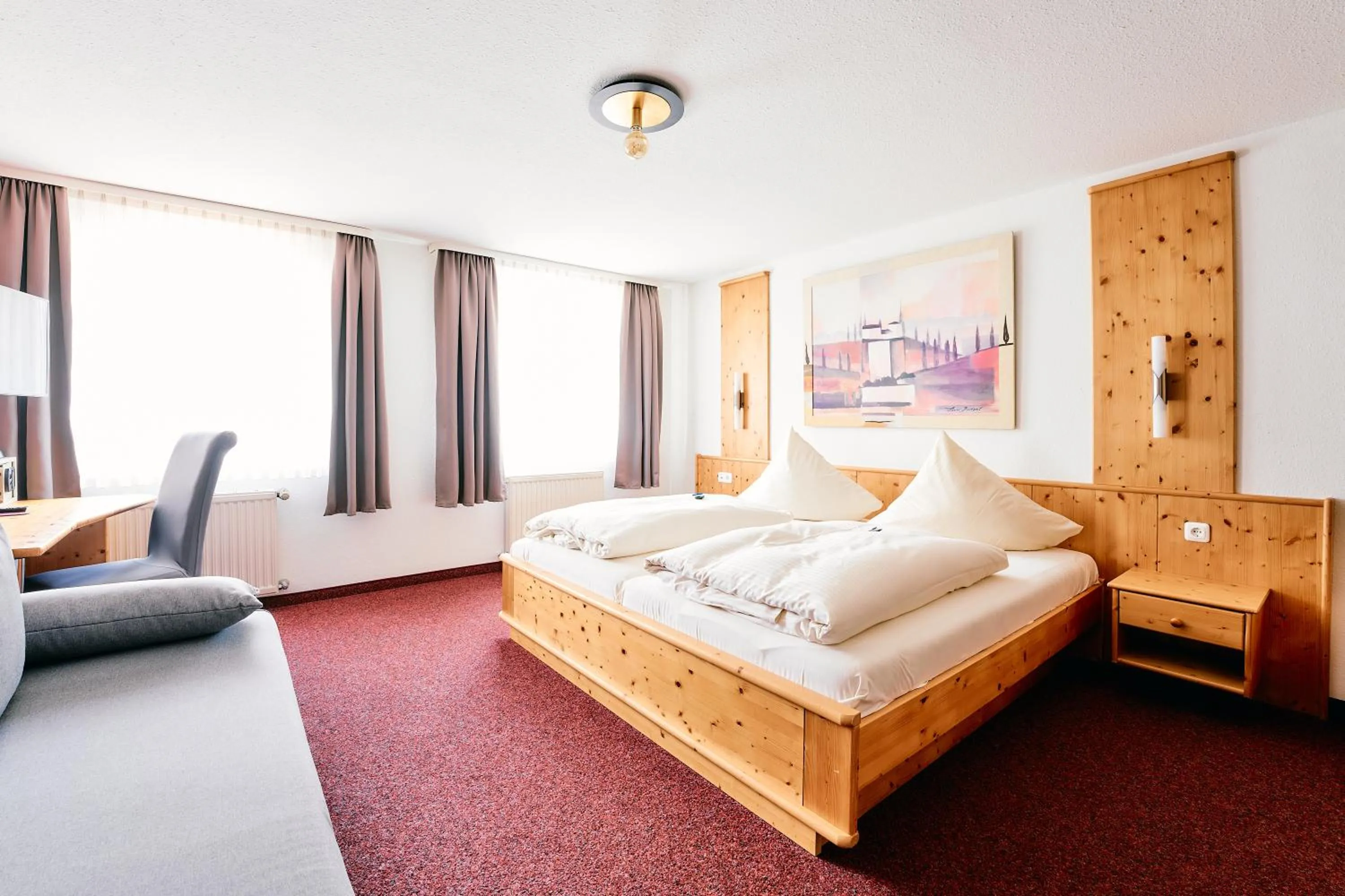 Bed in Blochums Gasthof Hirsch