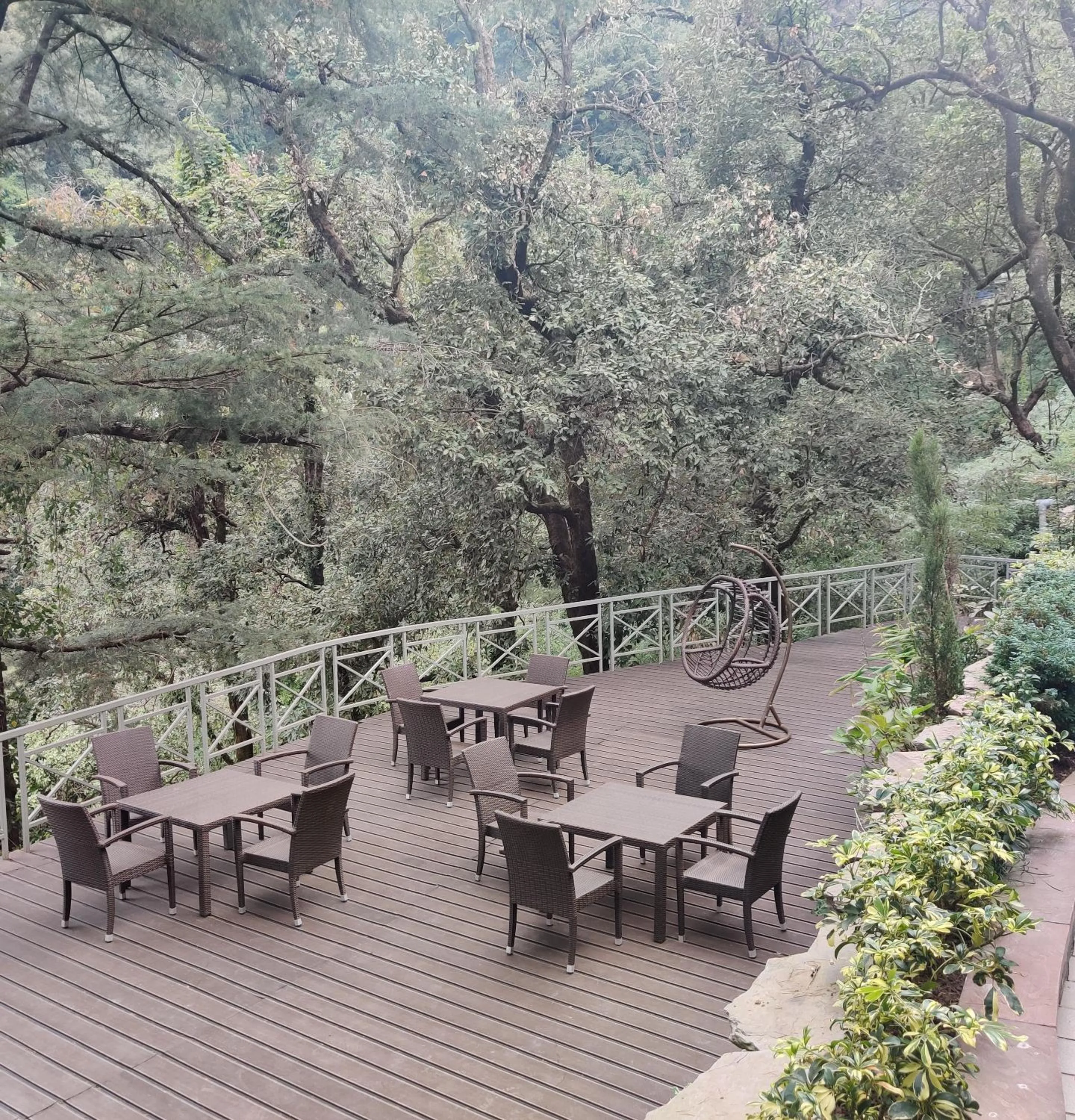 Balcony/Terrace in Yog Wellness Resort & Spa By Amritara