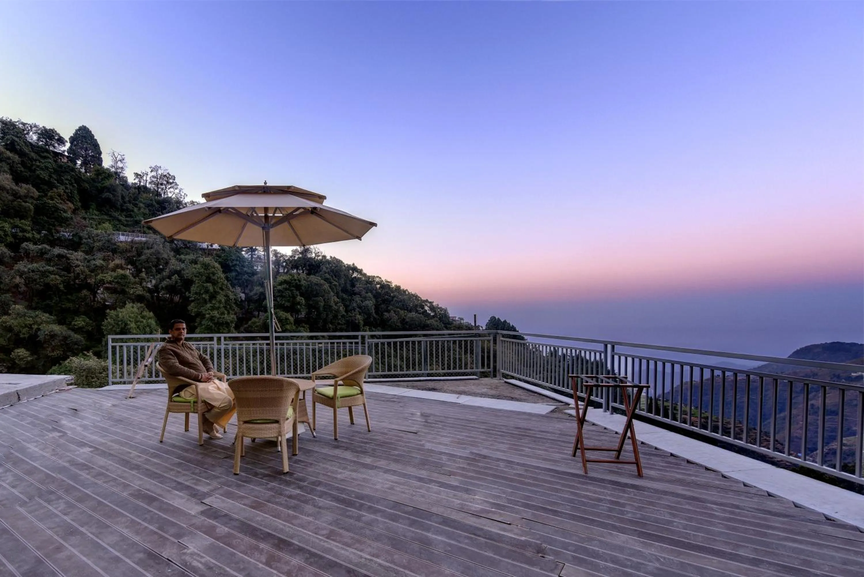 Balcony/Terrace in Yog Wellness Resort & Spa By Amritara