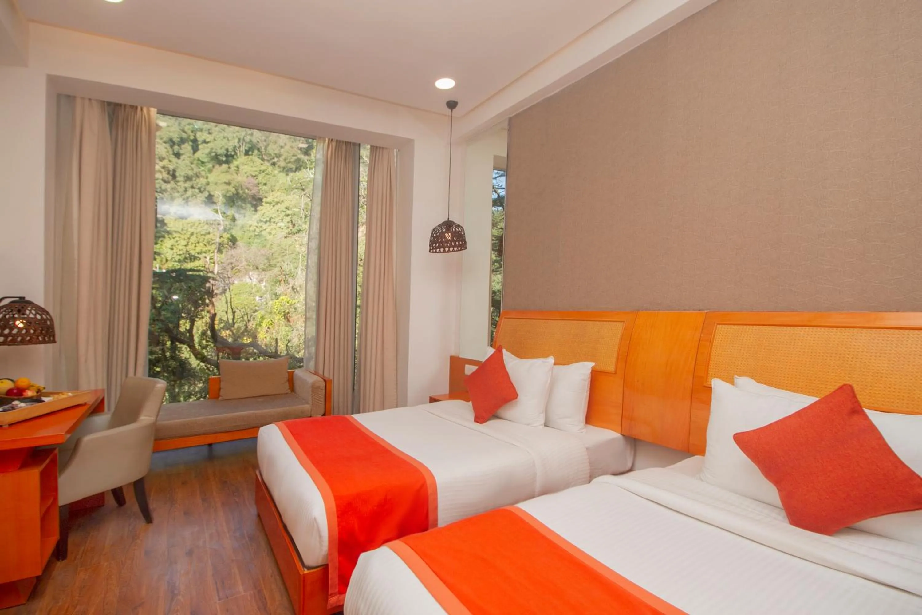 View (from property/room), Bed in Yog Wellness Resort & Spa By Amritara