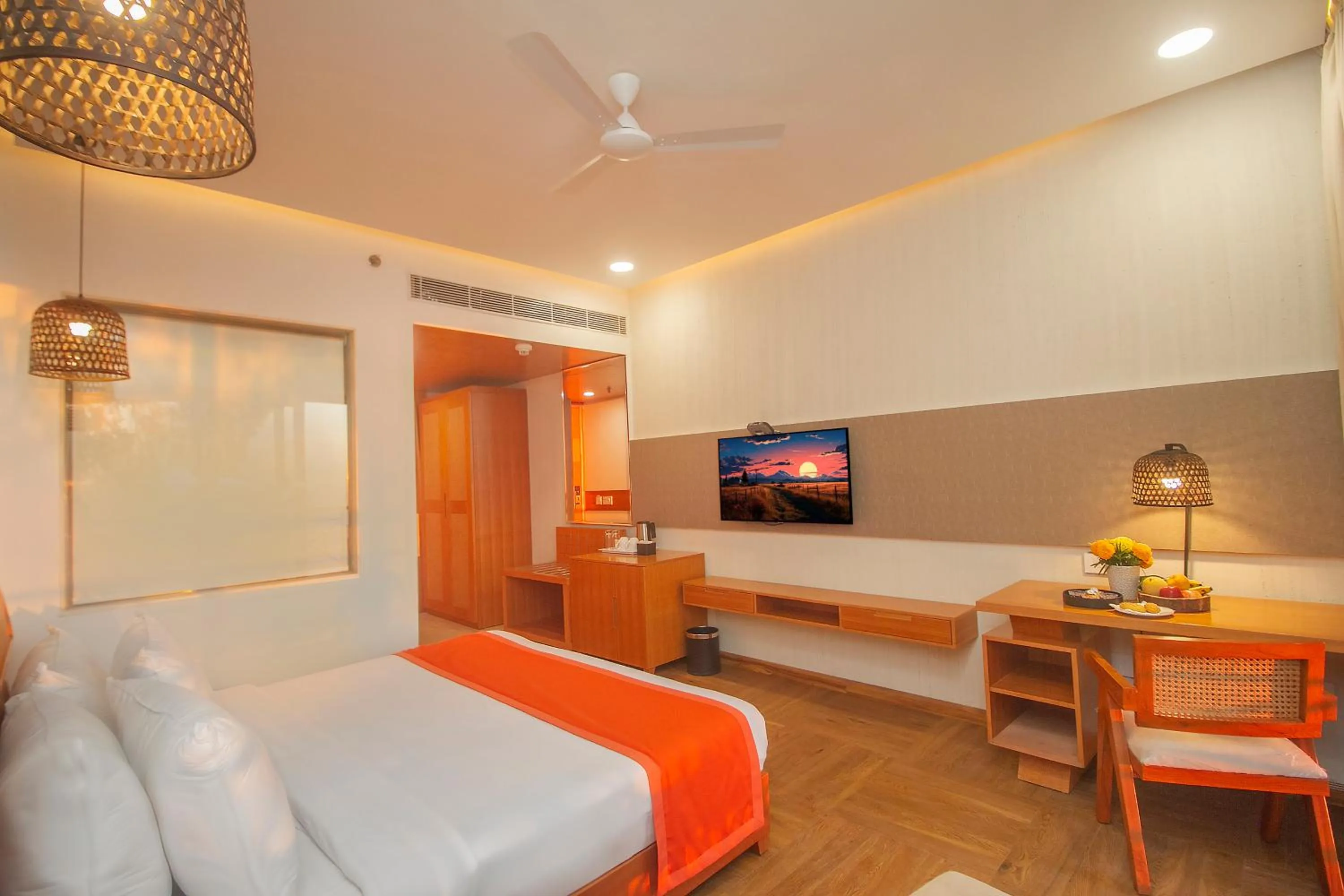 Bed in Yog Wellness Resort & Spa By Amritara