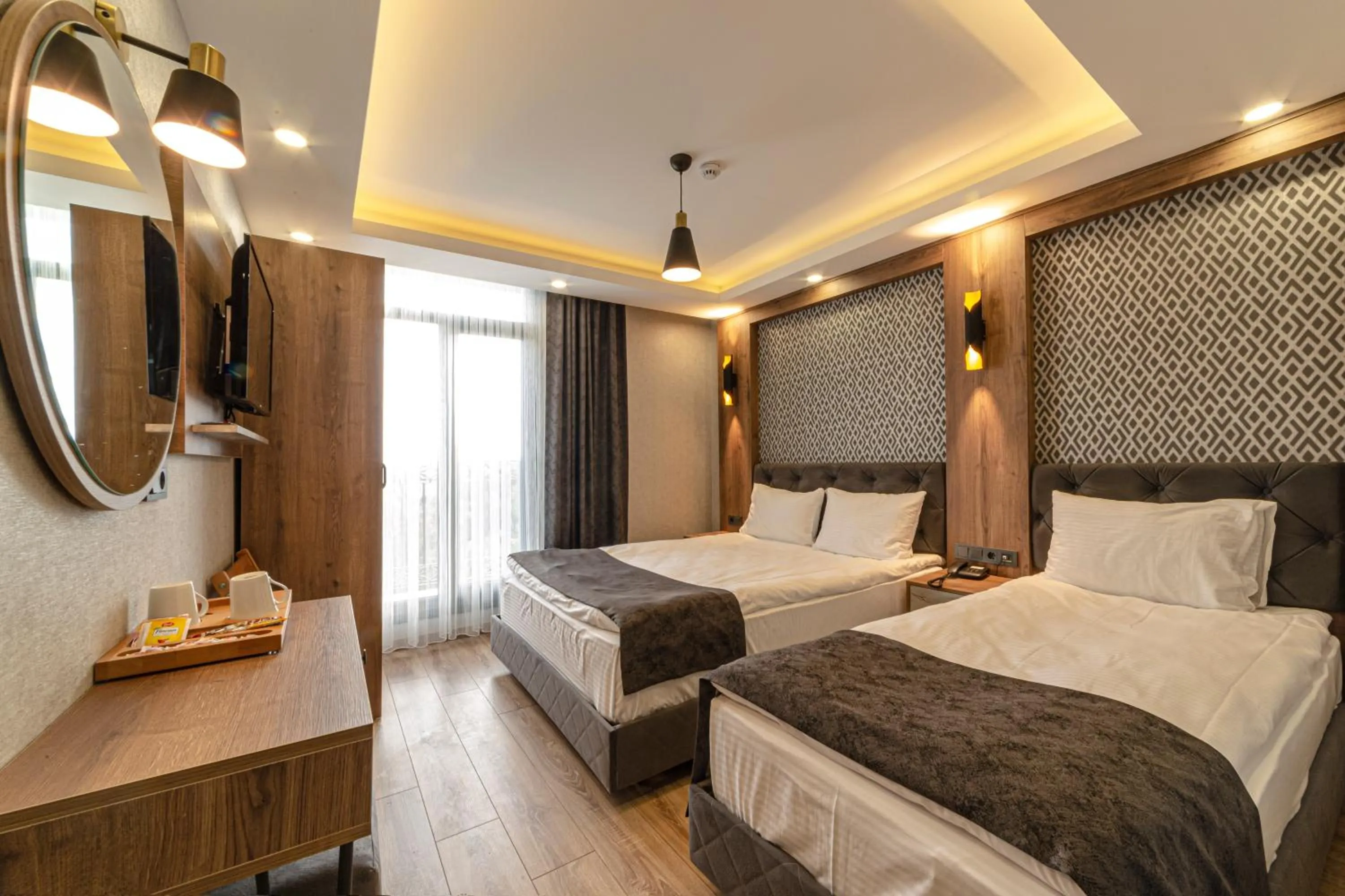 Bedroom, Bed in World Heritage Center Hotel