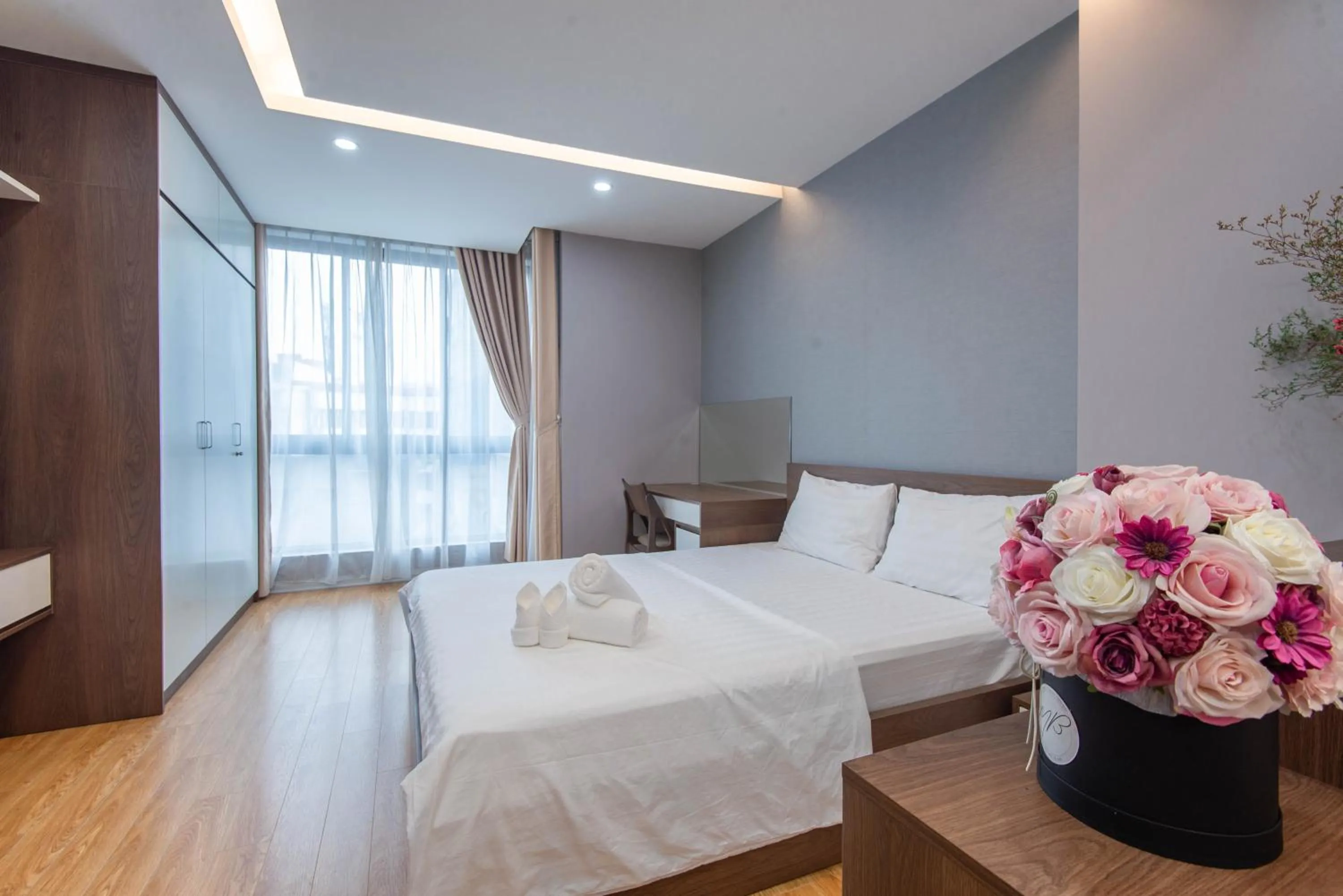 Bed in 22housing Linh Lang Hotel & Residence