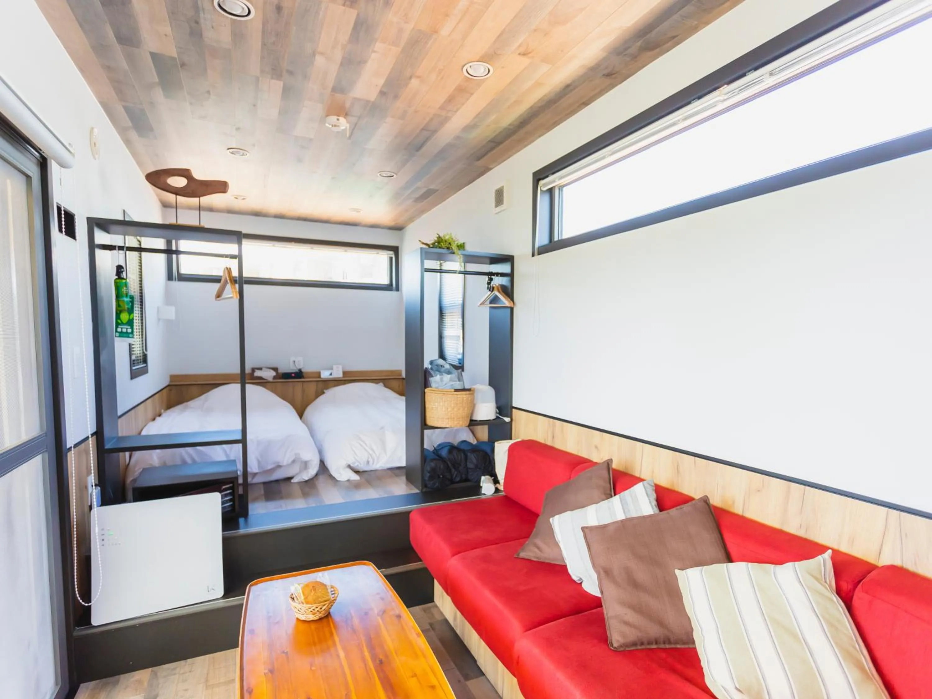 Bed in Fukiagehama Field Hotel