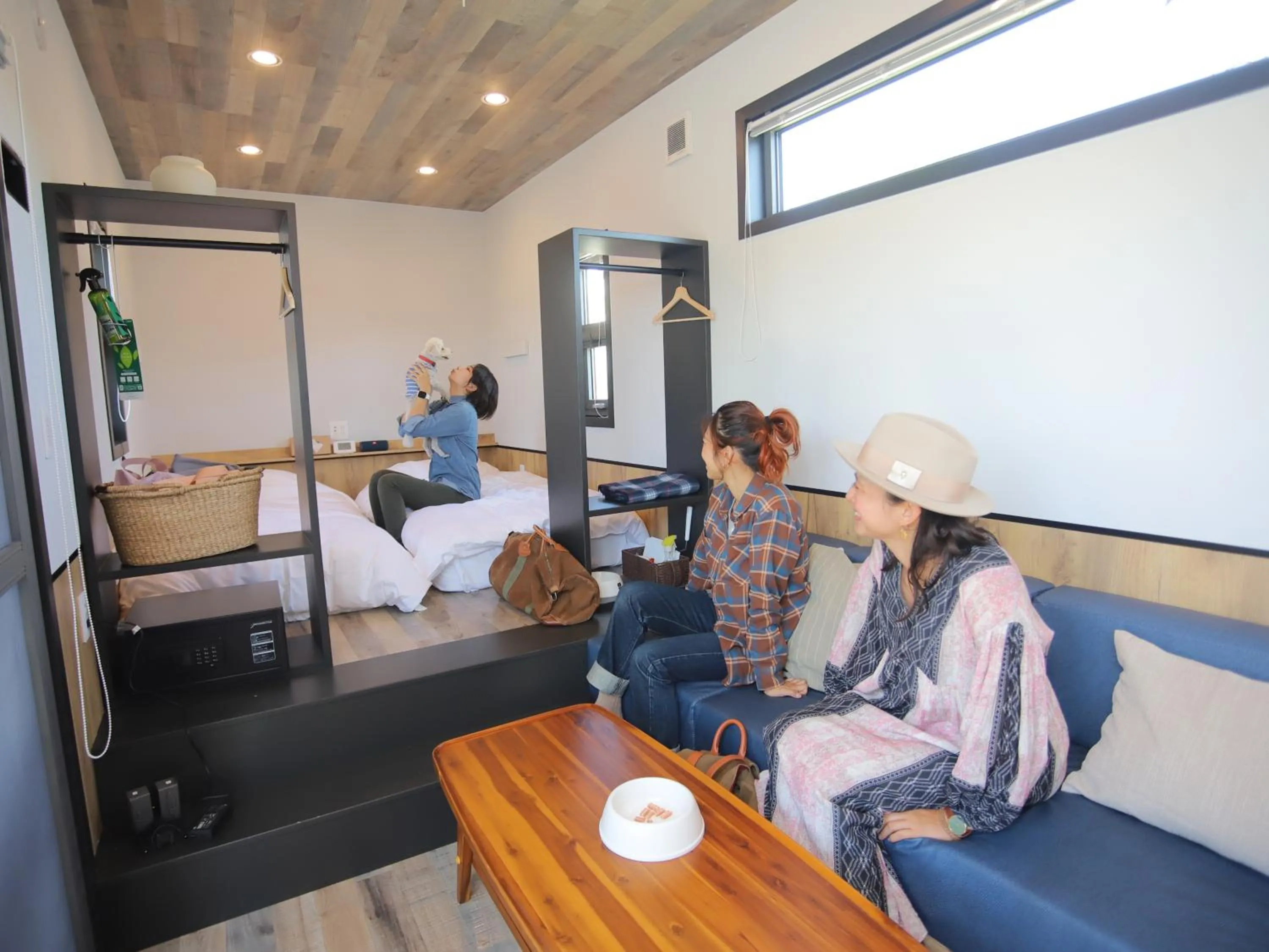 Bed in Fukiagehama Field Hotel