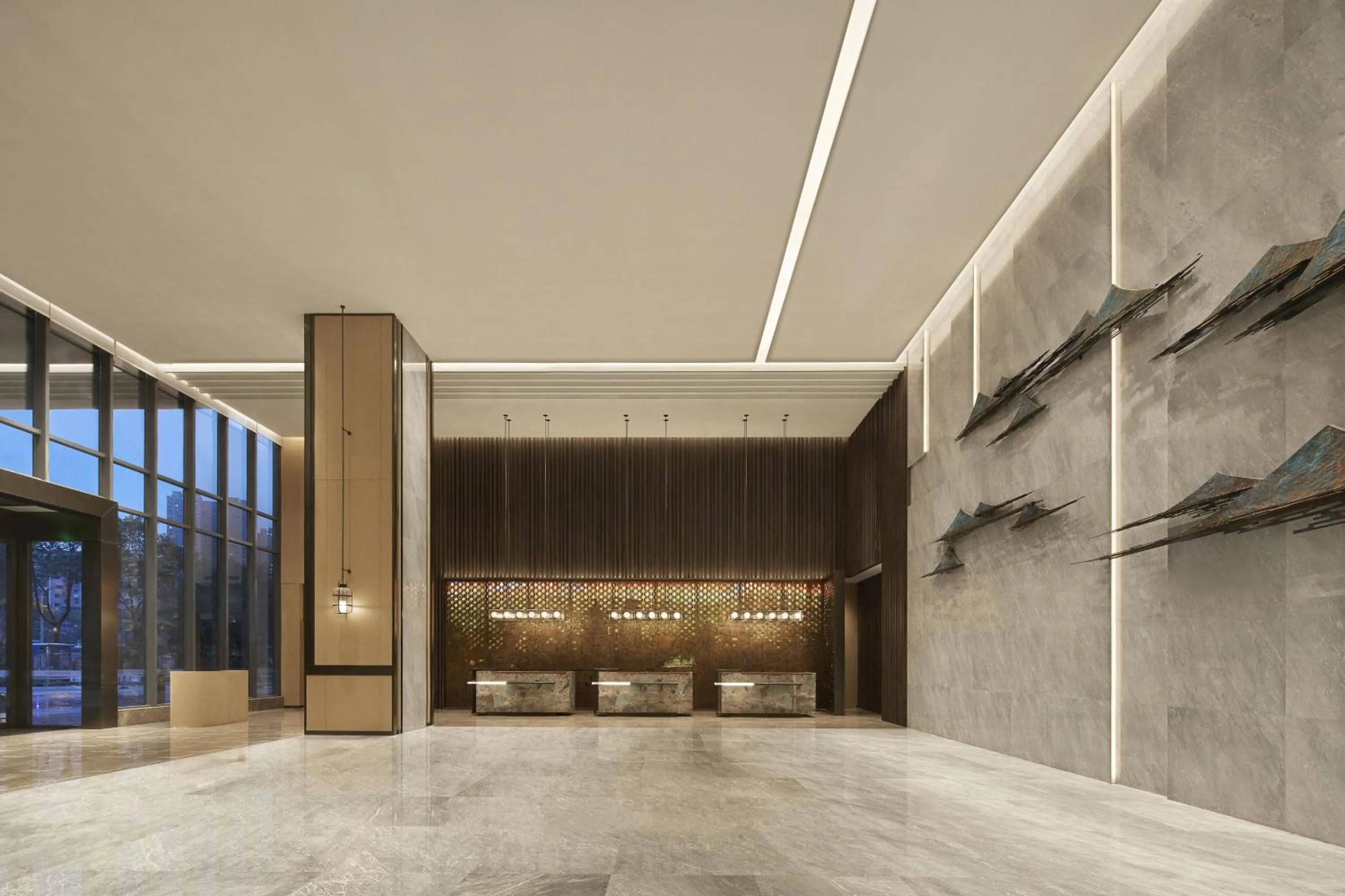 Lobby or reception in Four Points by Sheraton Guiyang, Huaxi