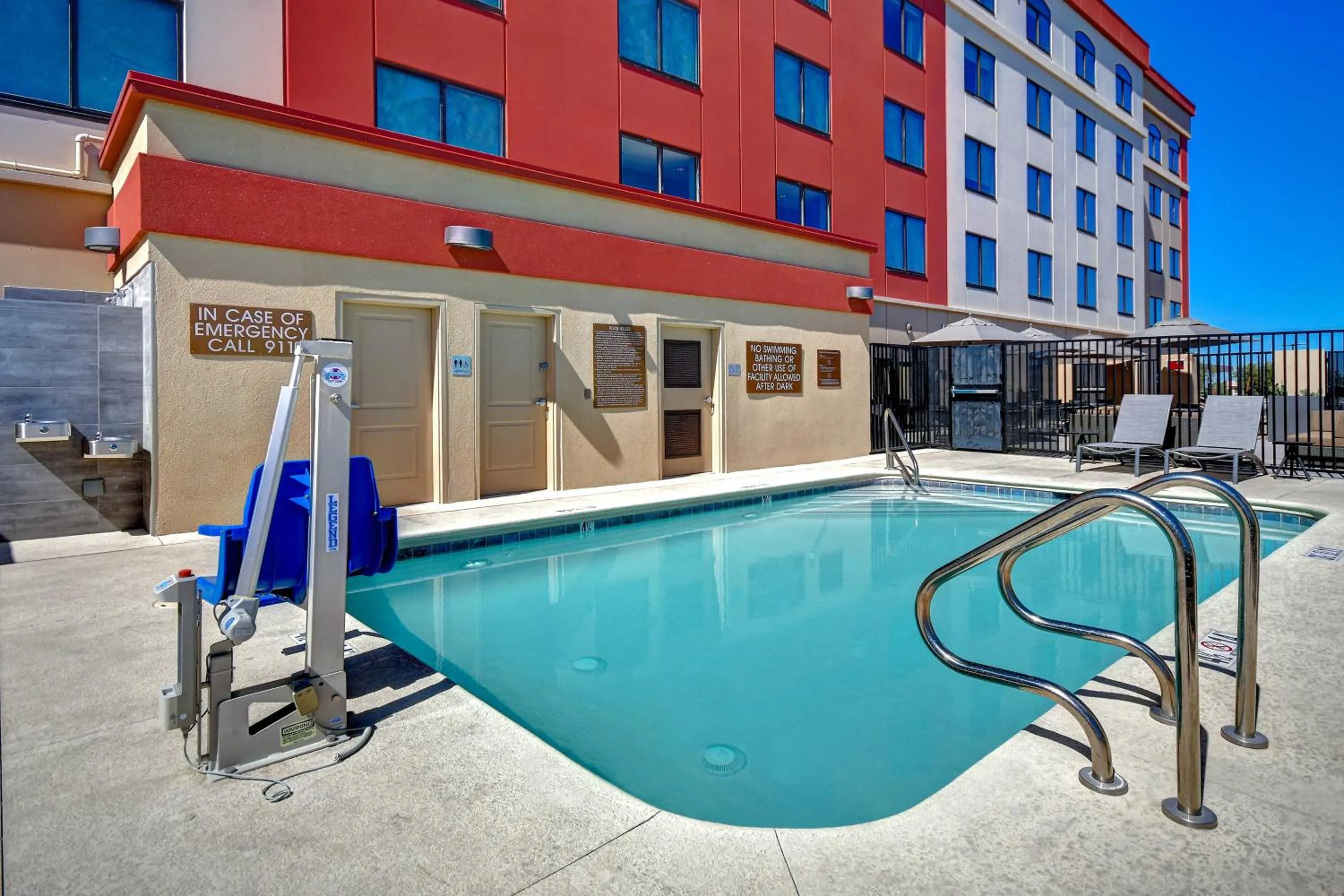Swimming pool in Fairfield Inn & Suites Las Vegas Airport South