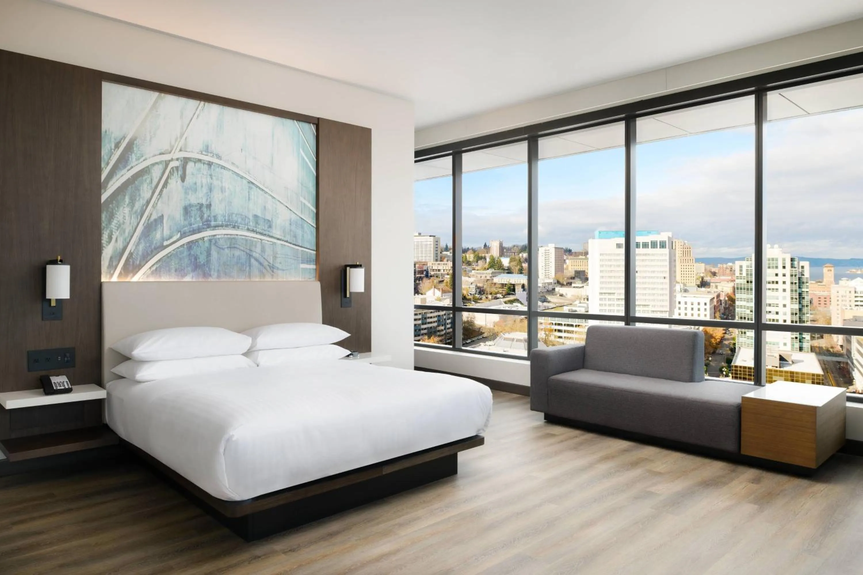 Bedroom, Bed in Marriott Tacoma Downtown