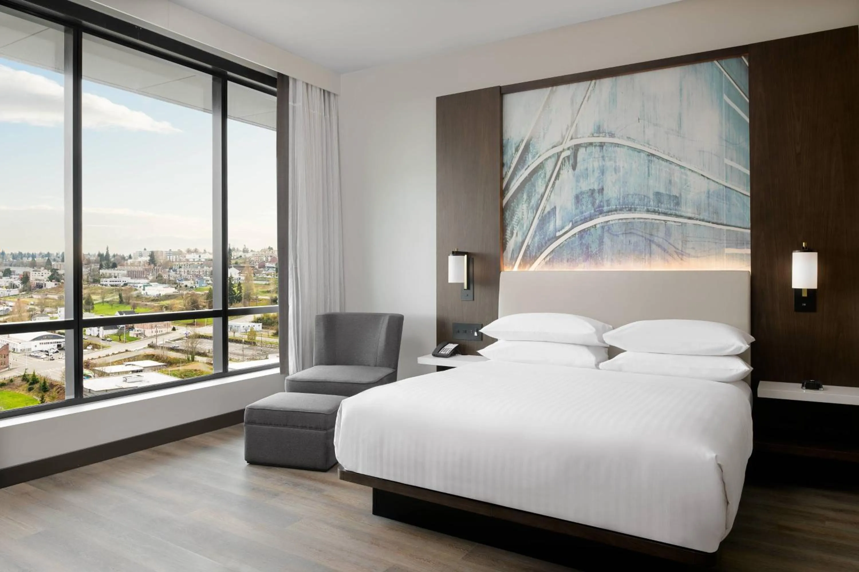 Bedroom, Bed in Marriott Tacoma Downtown