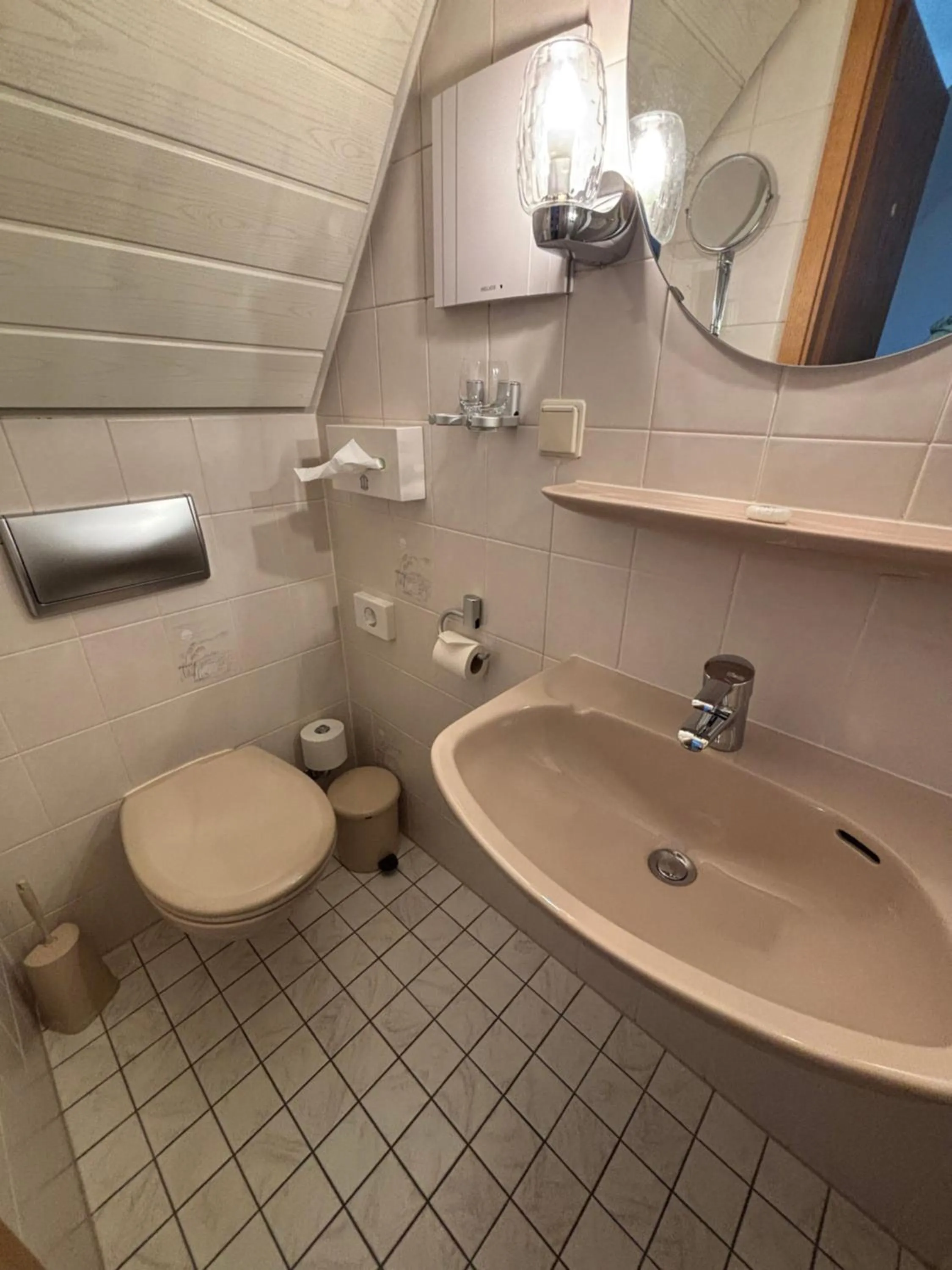 Bathroom in Hotel Garni Lehrertal