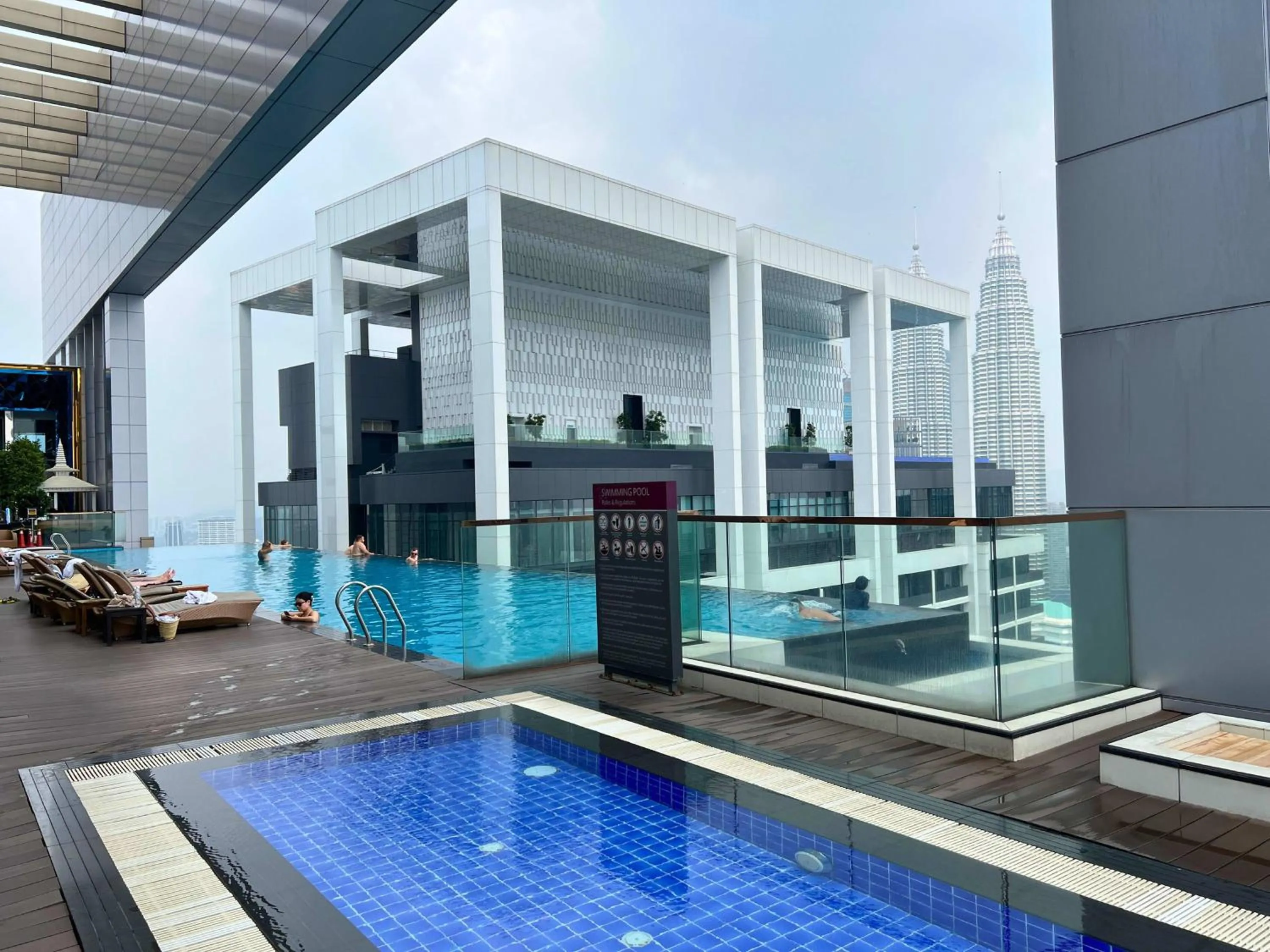 Swimming pool in Yemala Suites at Platinum KLCC