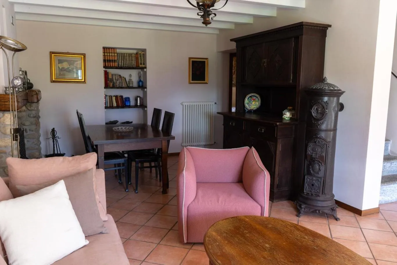 Seating area in Podere Brughee