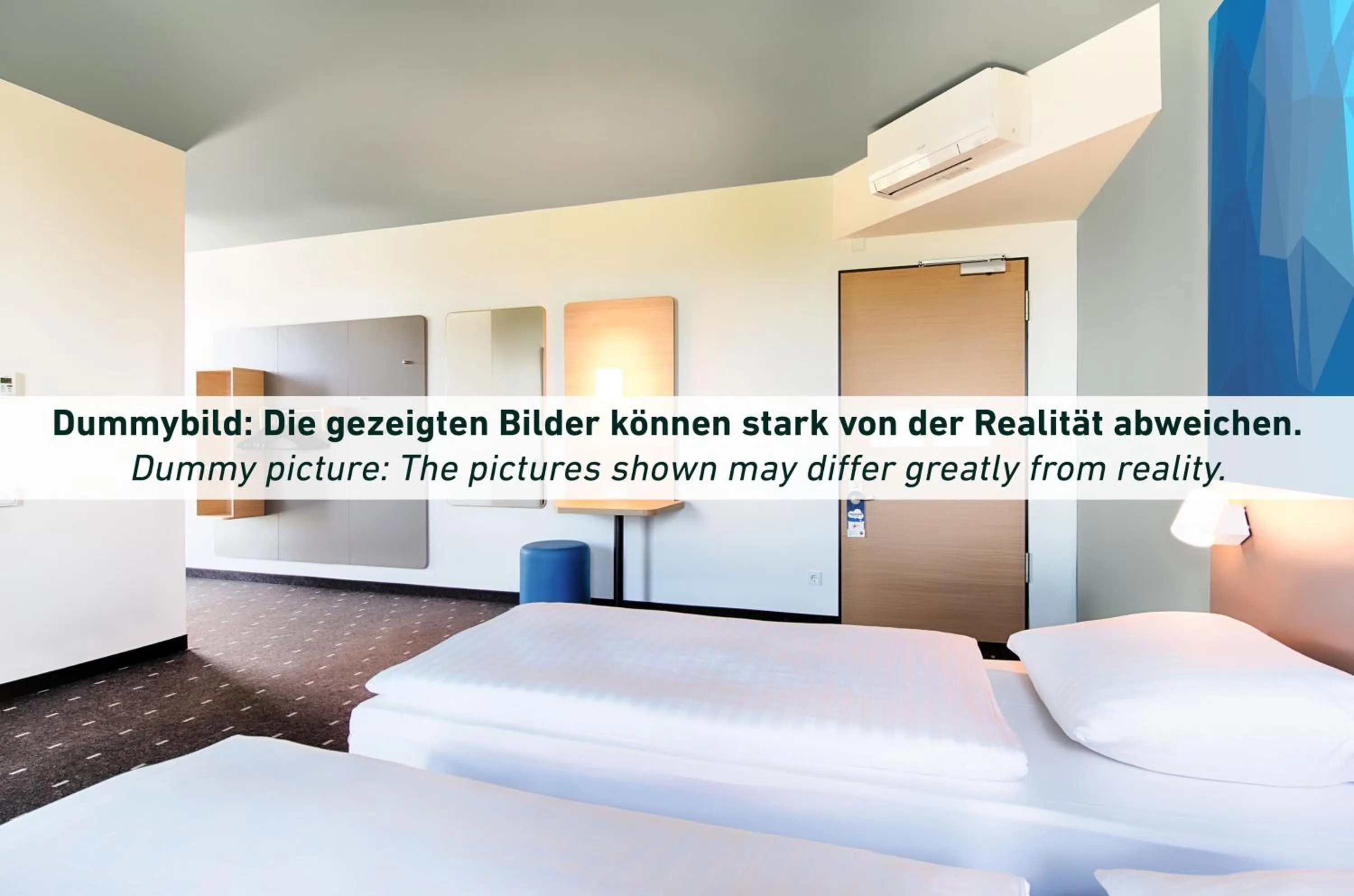 Bed in ibis München City Nord