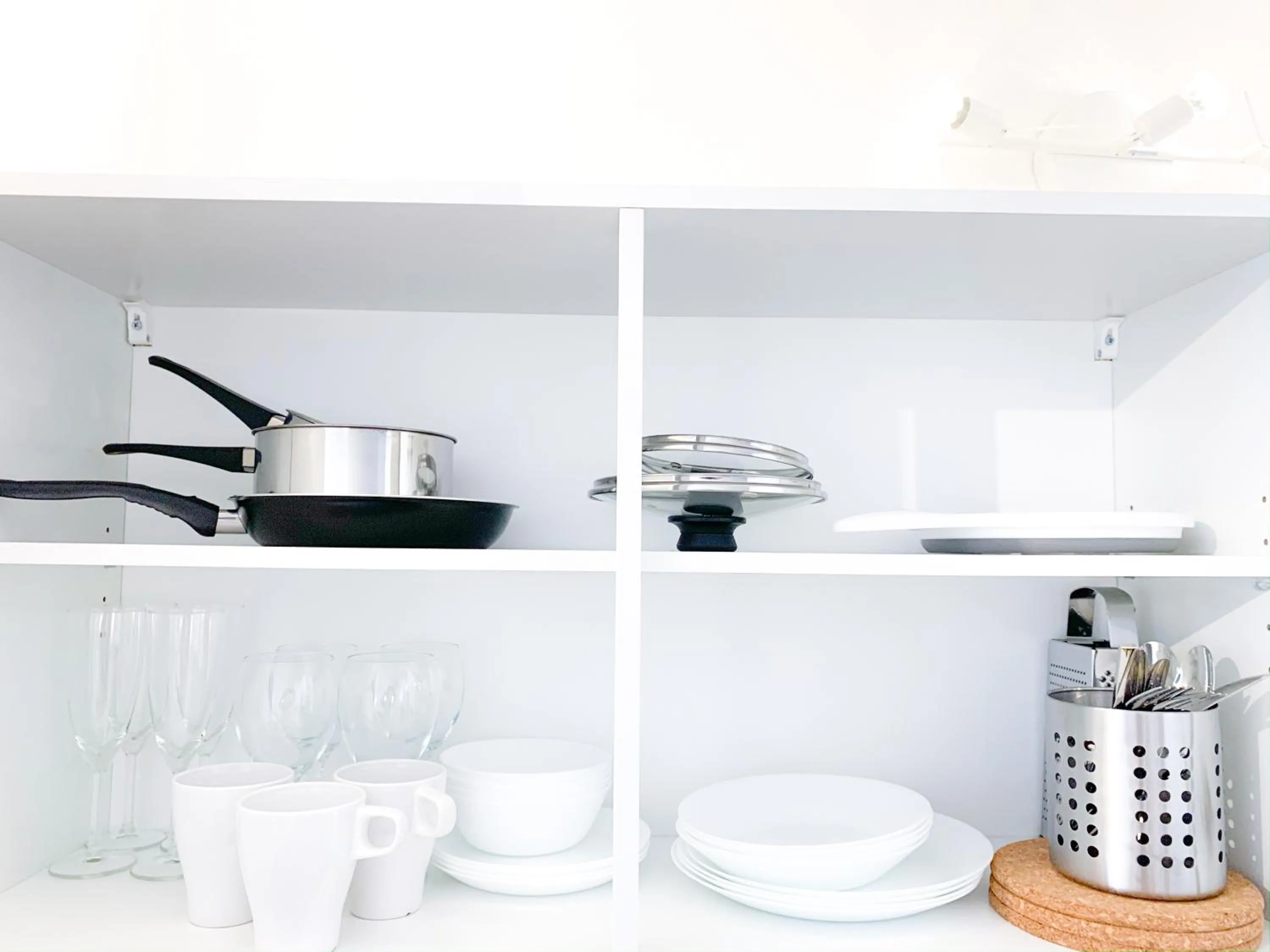 Kitchen or kitchenette in Relax Aachener Boardinghouse Appartements Premium 1