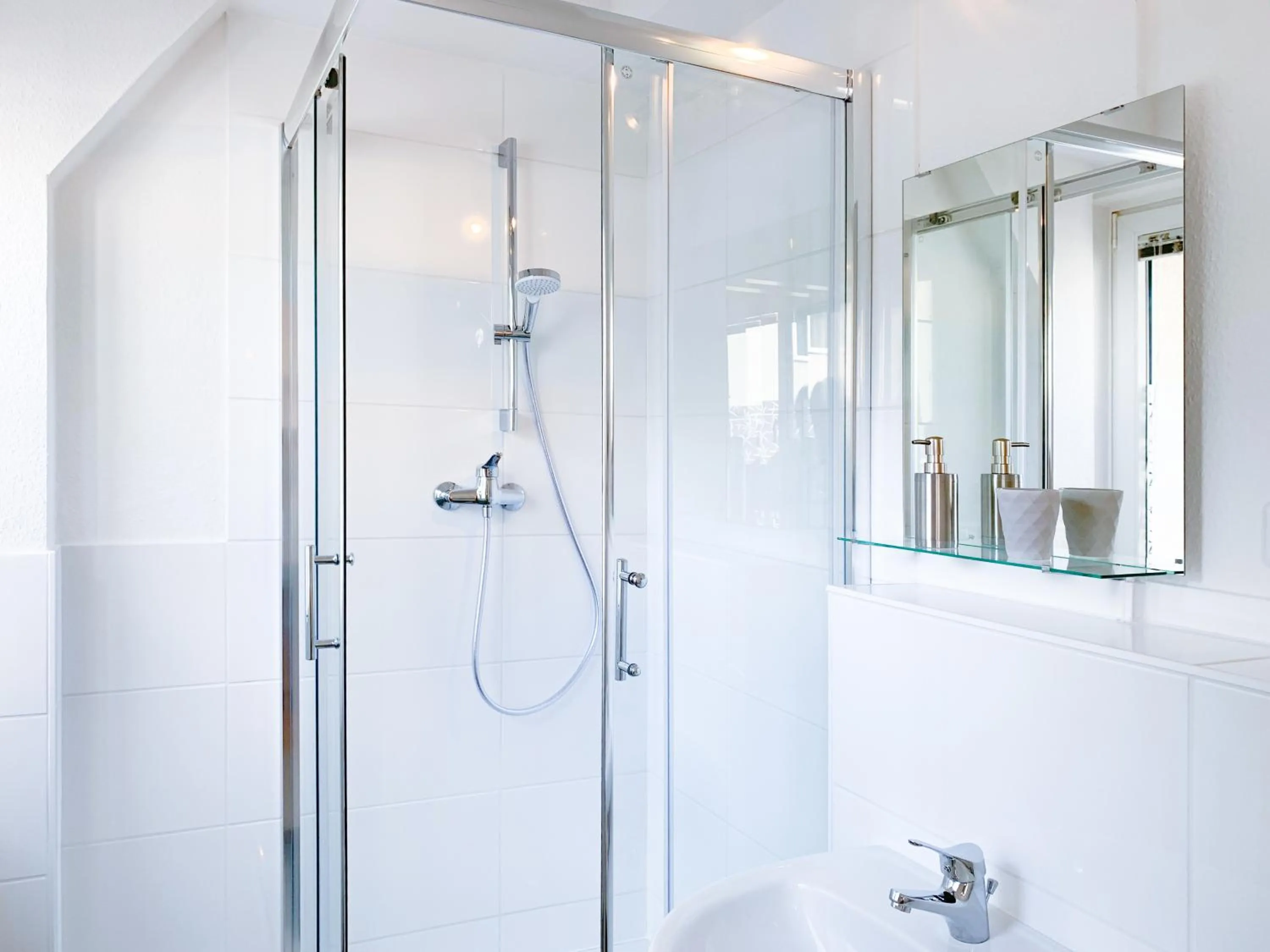 Bathroom in Relax Aachener Boardinghouse Appartements Premium 1