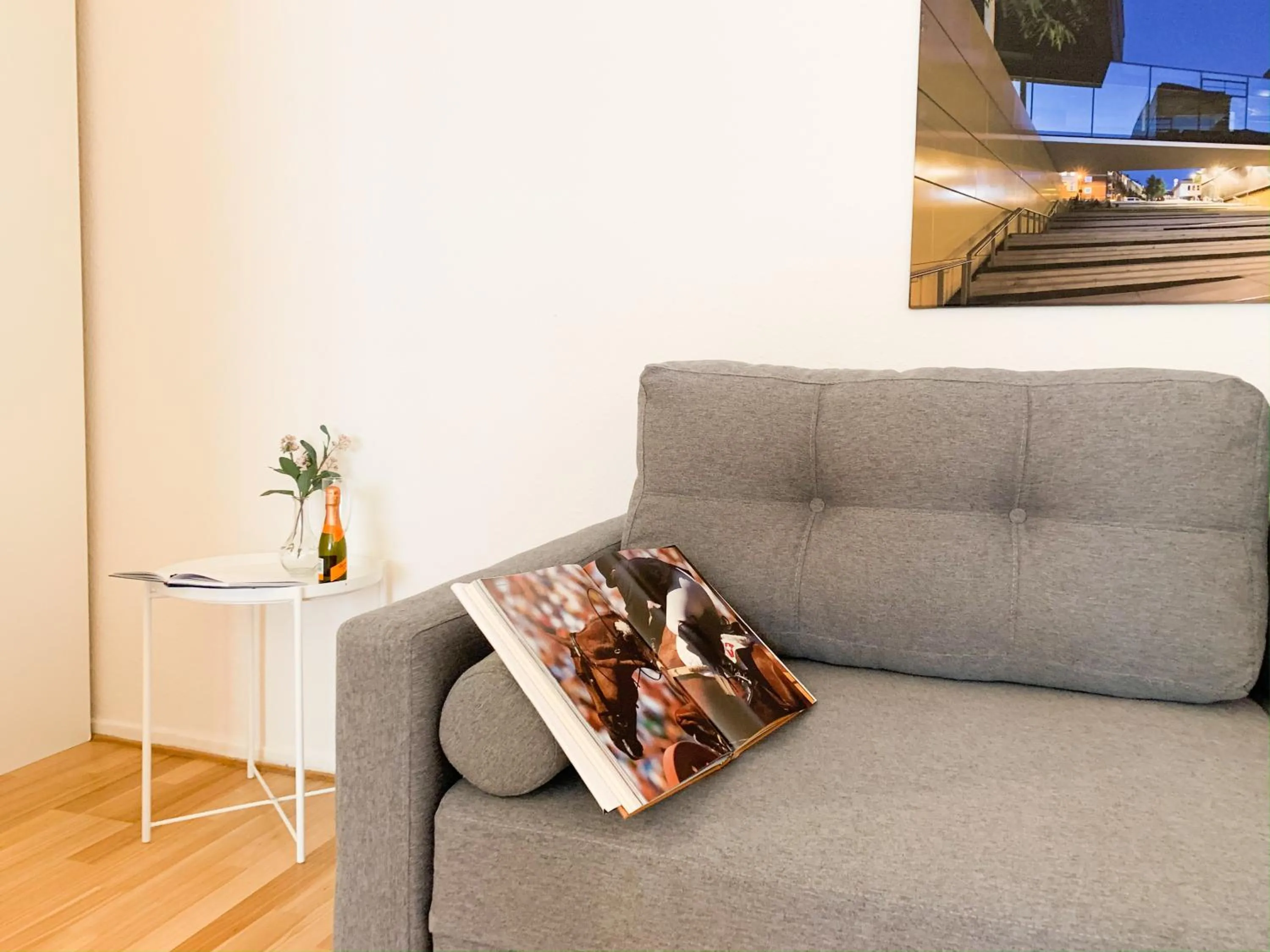 Living room in Relax Aachener Boardinghouse Appartements Premium 1