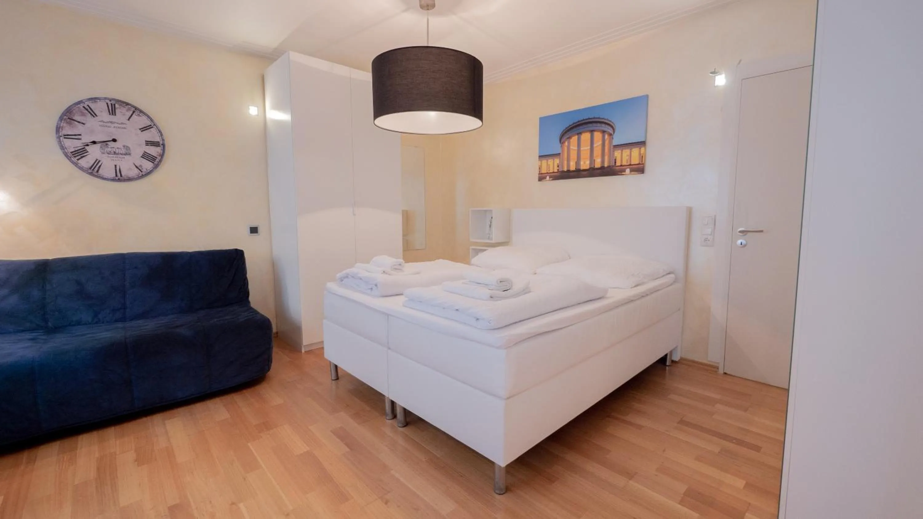 Bedroom in Relax Aachener Boardinghouse Appartements Premium 1