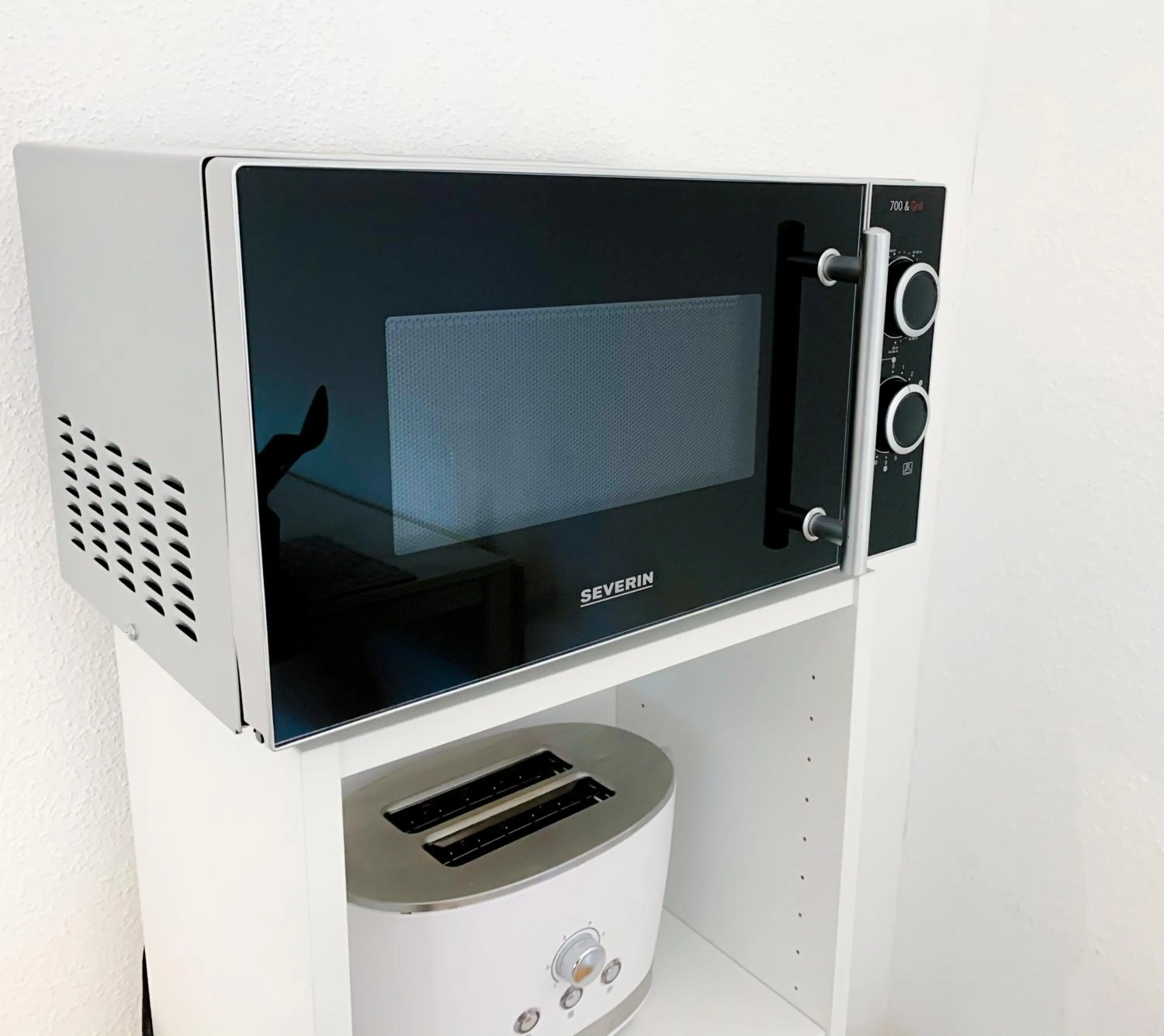 Kitchen or kitchenette in Relax Aachener Boardinghouse Appartements Premium 1