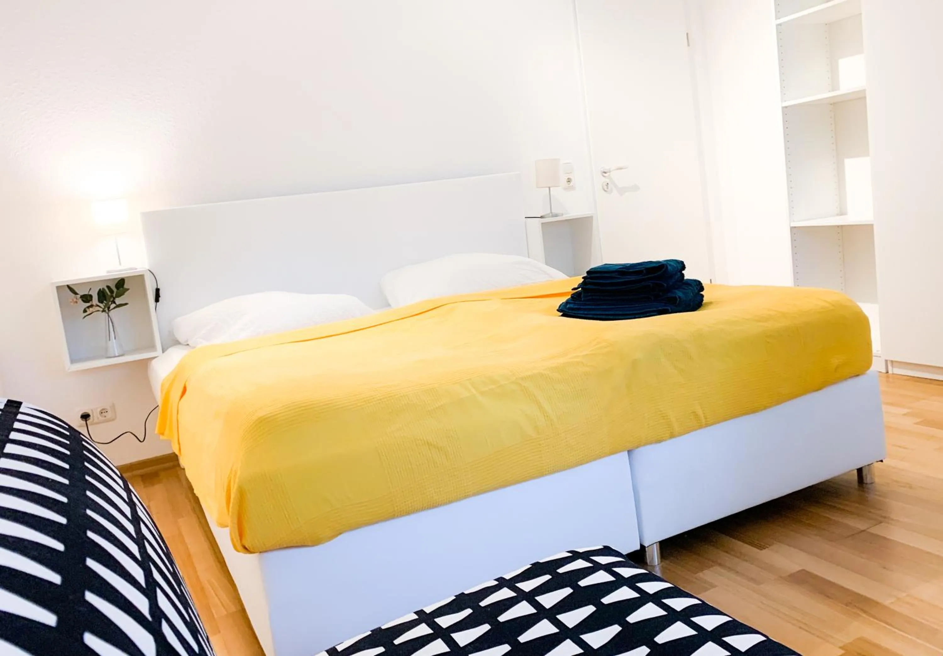 Bedroom in Relax Aachener Boardinghouse Appartements Premium 1