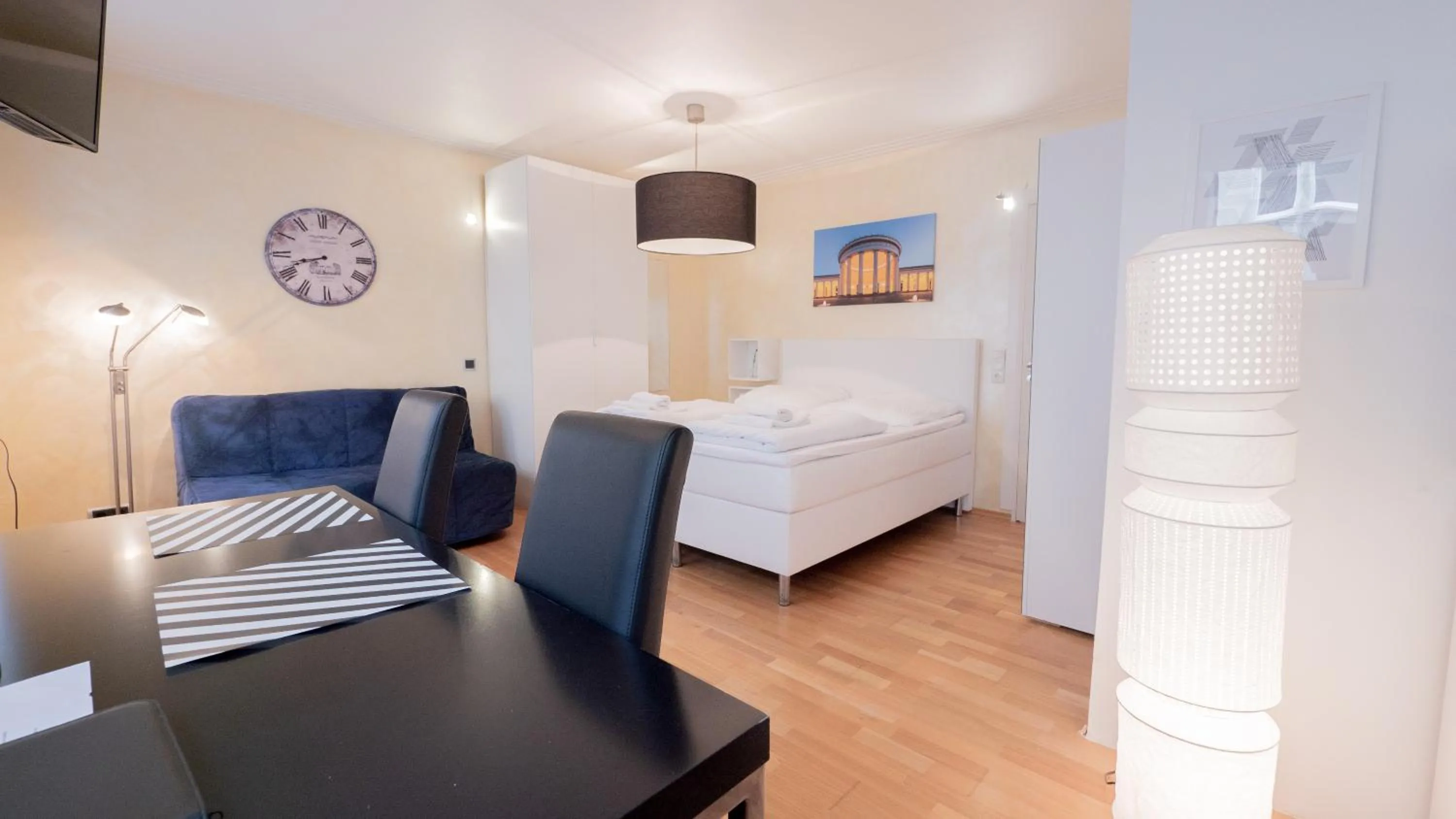 Bedroom in Relax Aachener Boardinghouse Appartements Premium 1