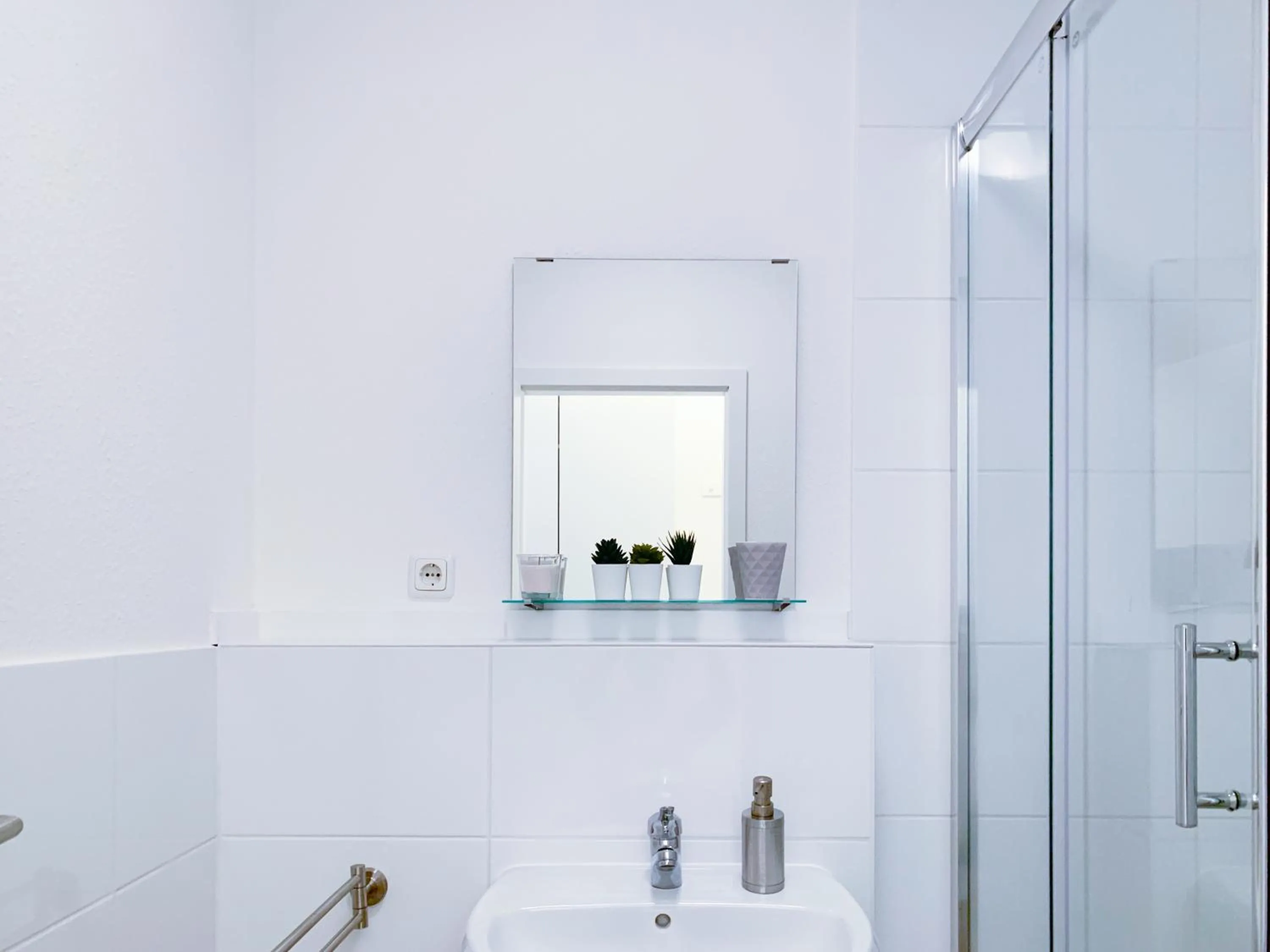 Bathroom in Relax Aachener Boardinghouse Appartements Premium 1