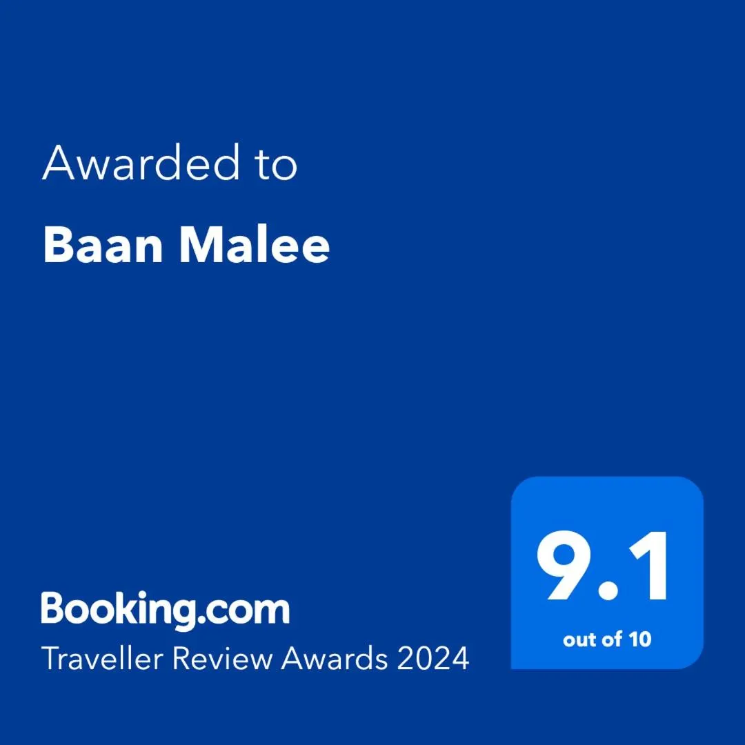 Certificate/Award in Malee Resort