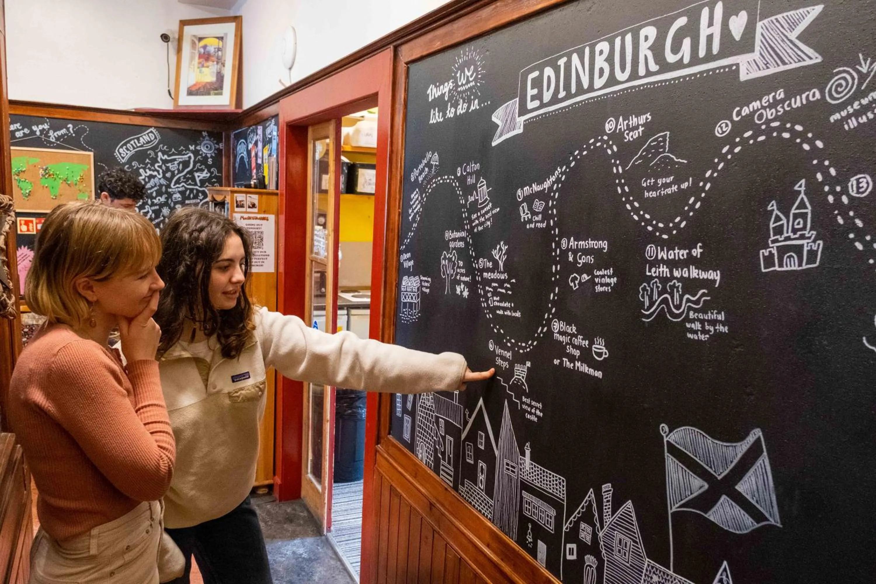 Lobby or reception in Royal Mile Backpackers