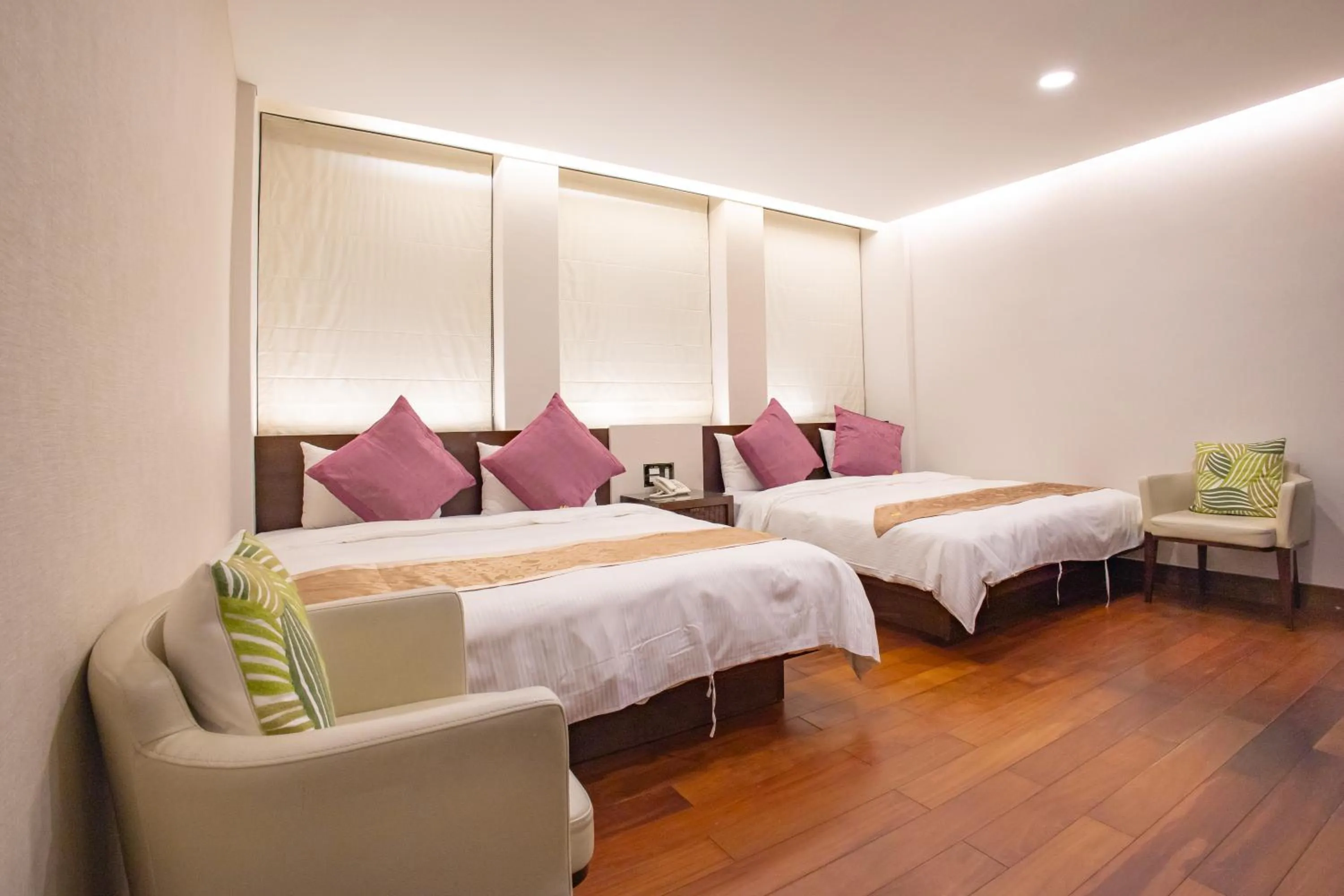 Bed in Mei Jia Mei Hotel