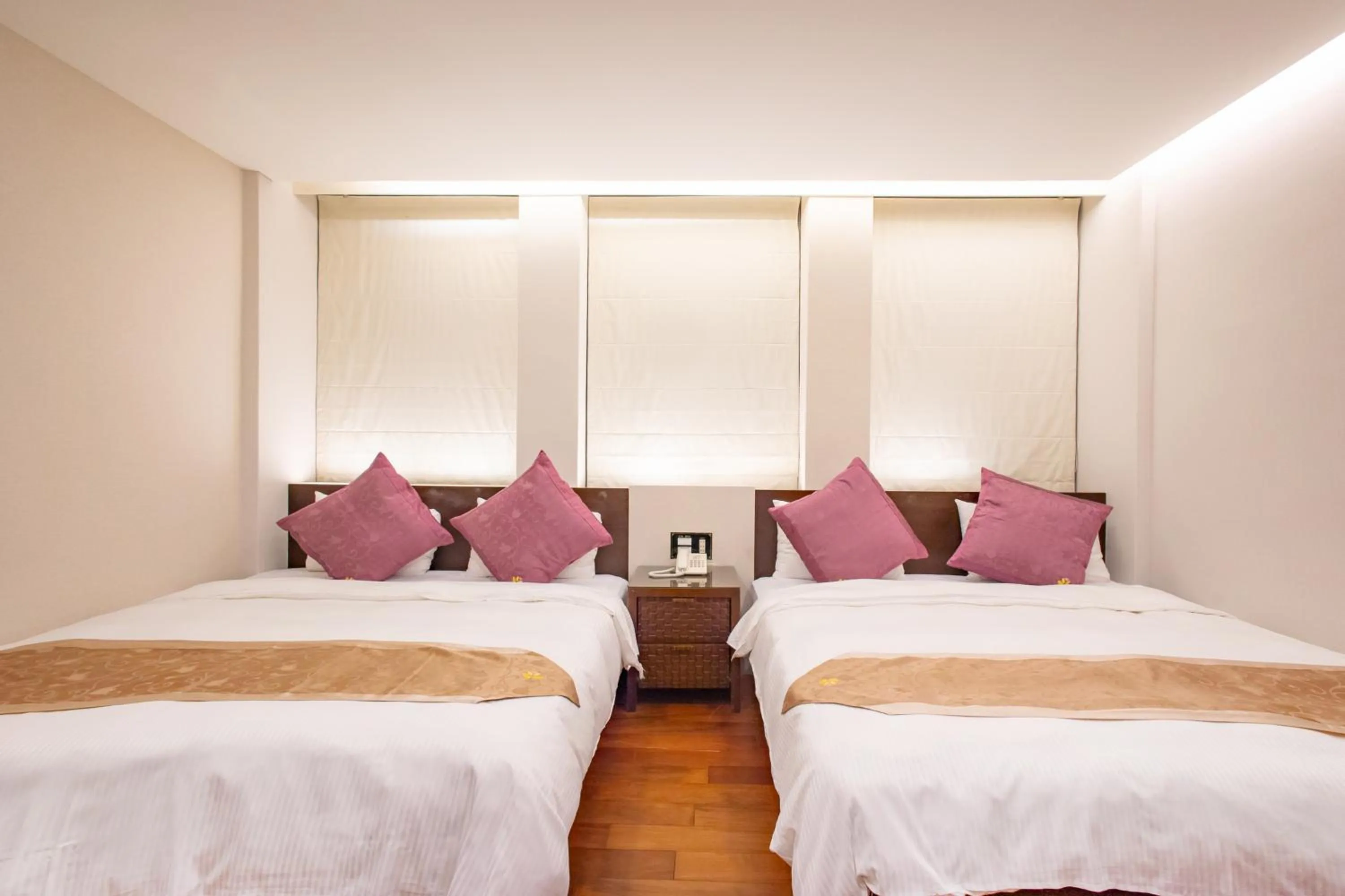 Bed in Mei Jia Mei Hotel