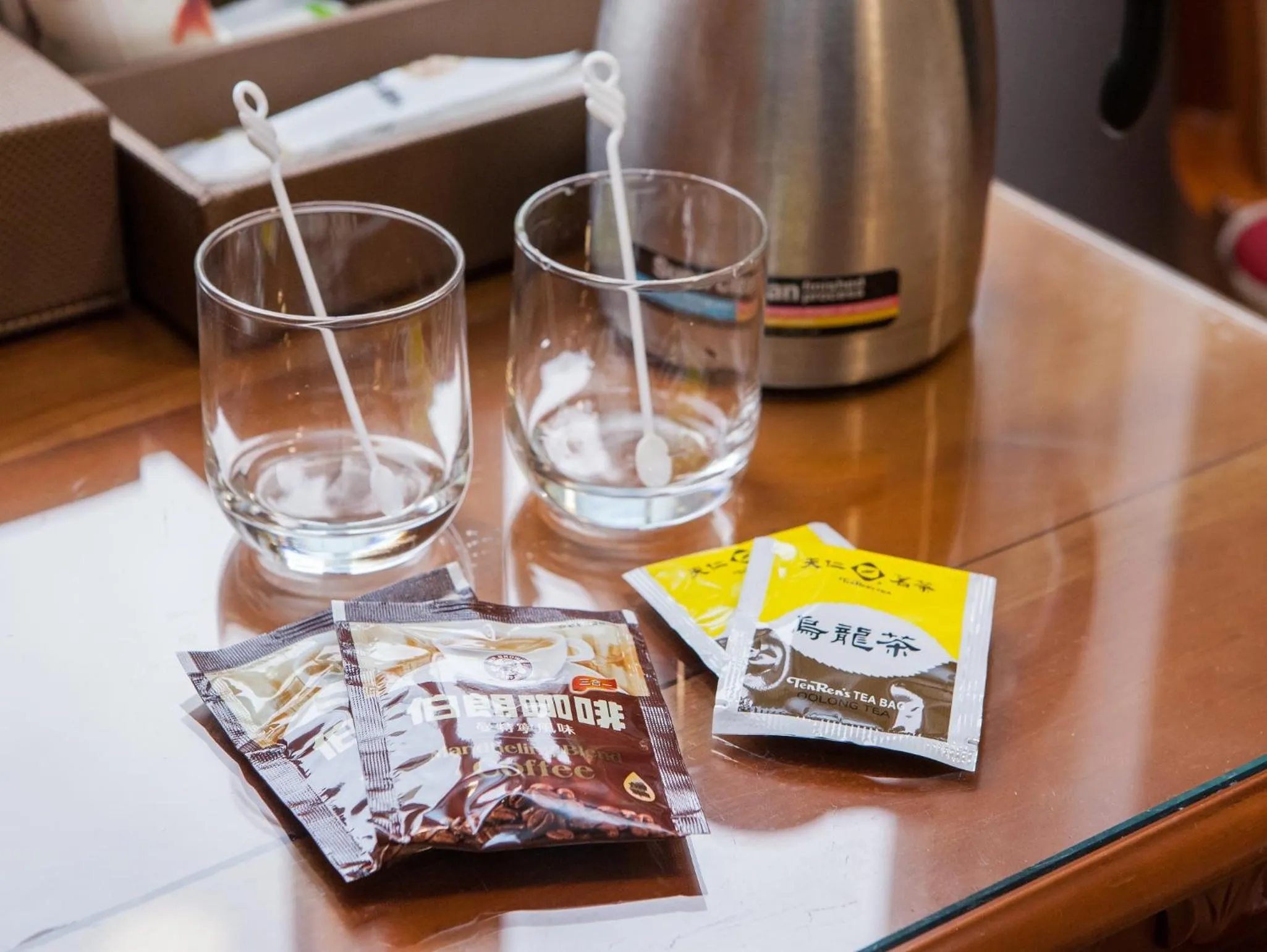 Drinks in Mei Jia Mei Hotel