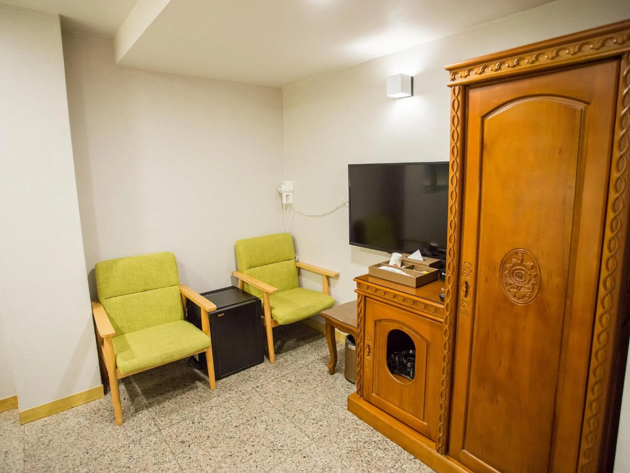 Seating area in Mei Jia Mei Hotel