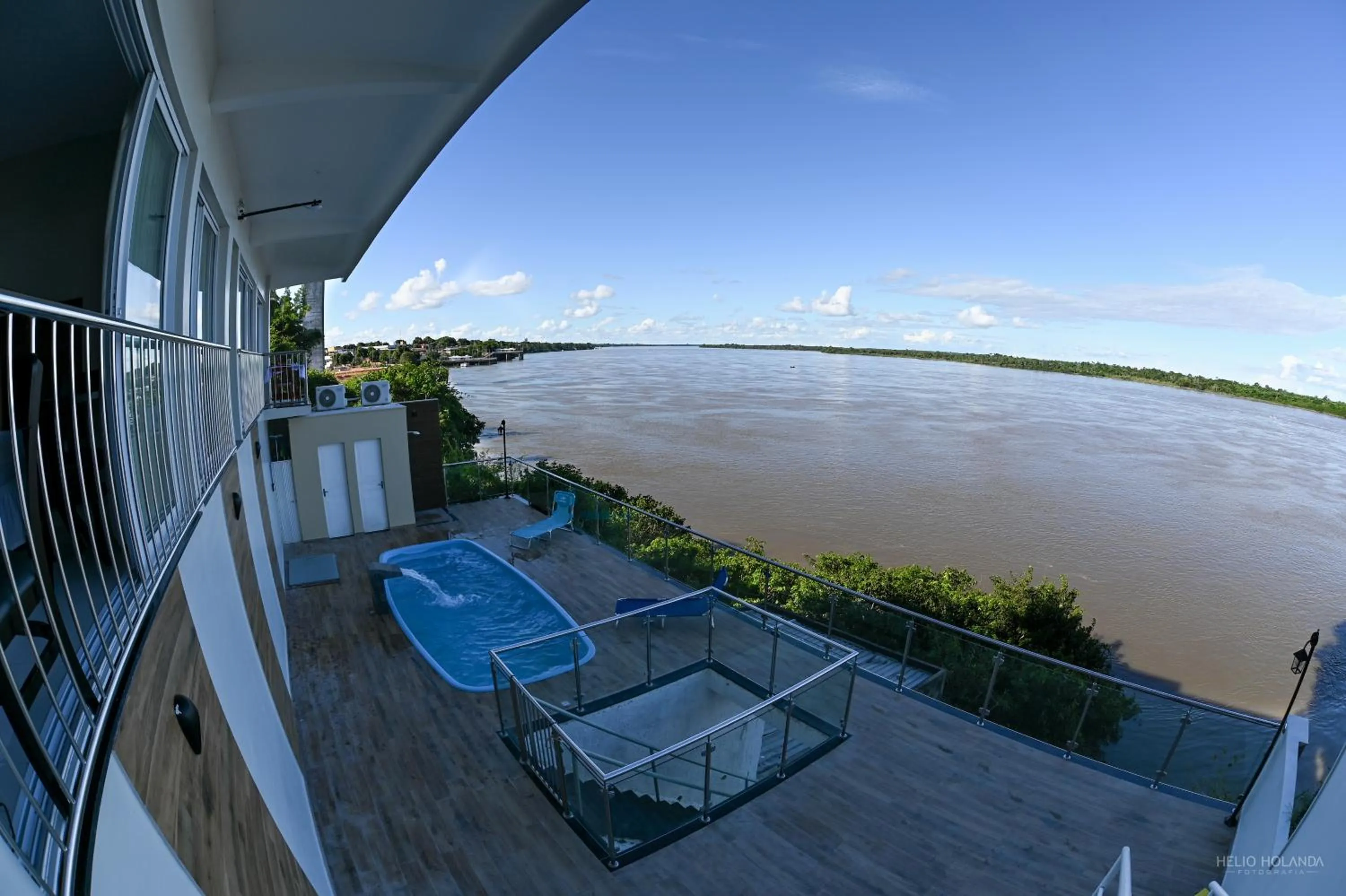 River view in Hotel Orla do Rio Branco