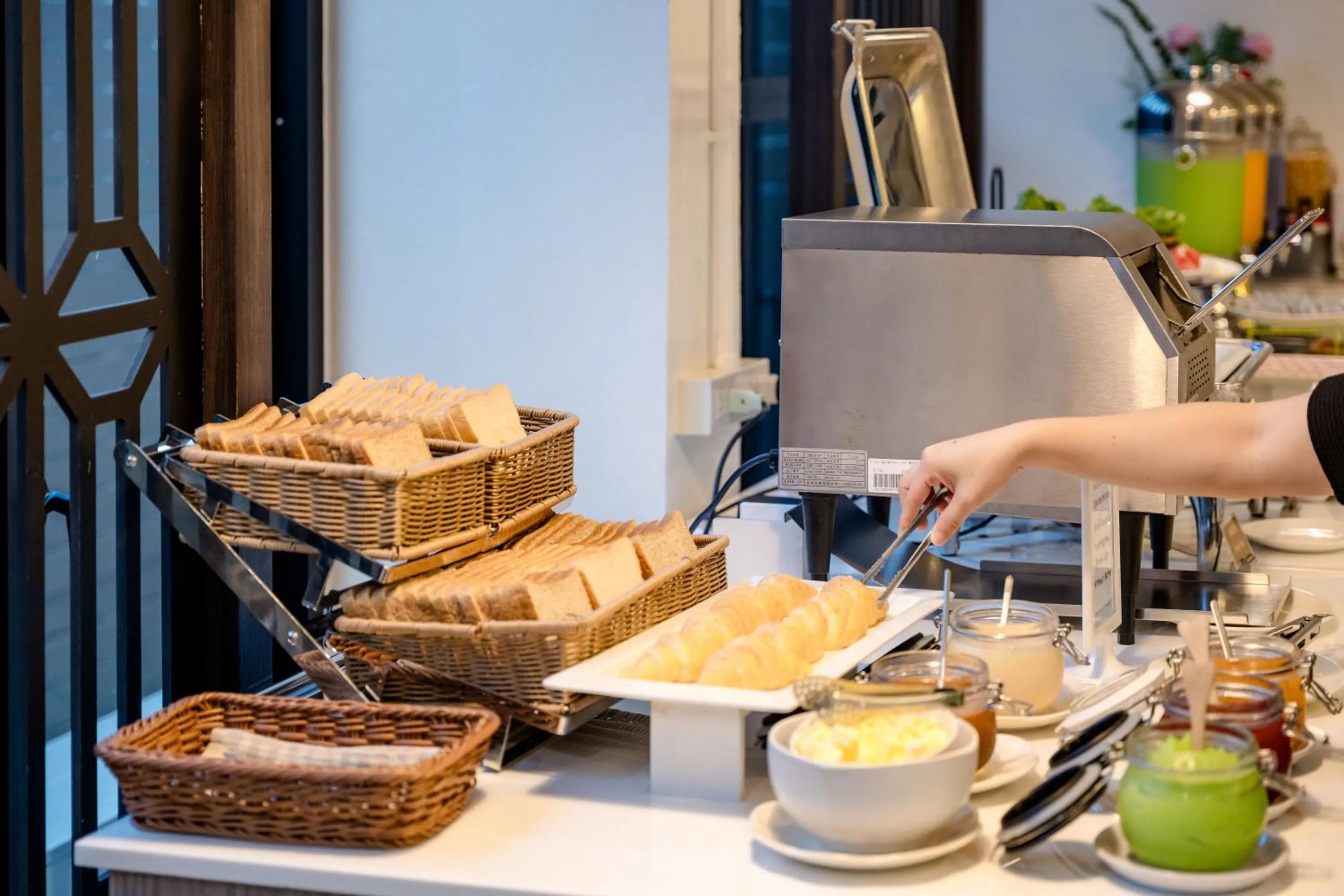 Buffet breakfast in De Hug Hotel & Residence