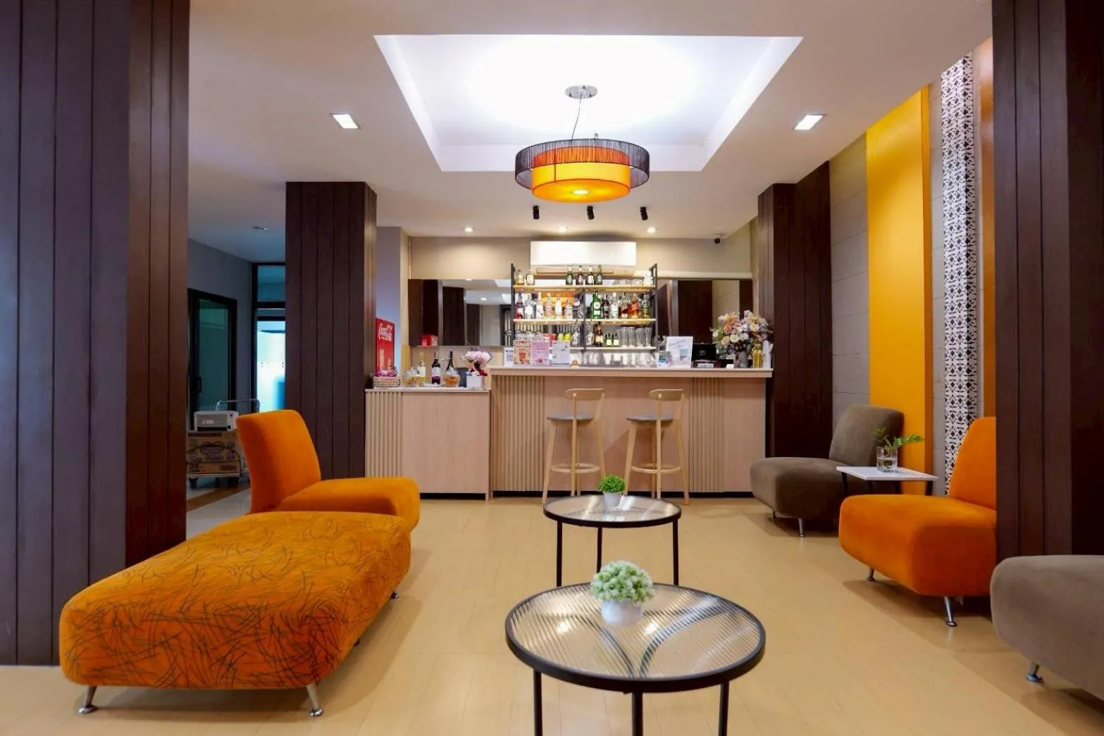 Lobby or reception in De Hug Hotel & Residence