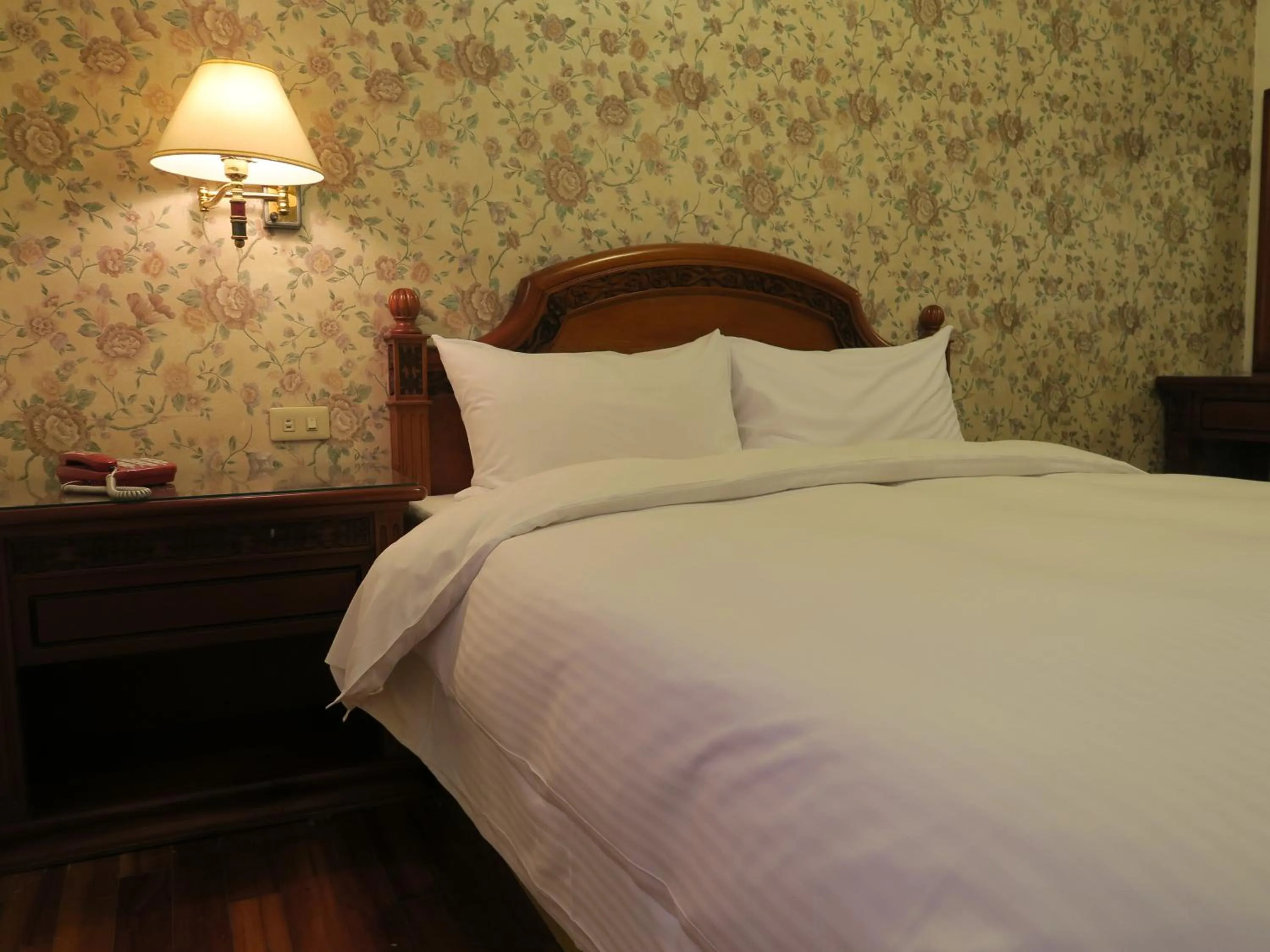 Bed in Champagne Hotel