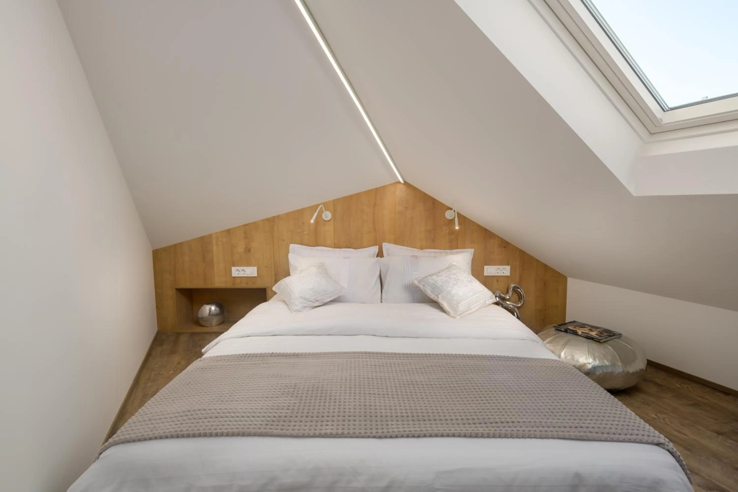 Bedroom, Bed in Vila Emona - Central Apartments - Free Parking