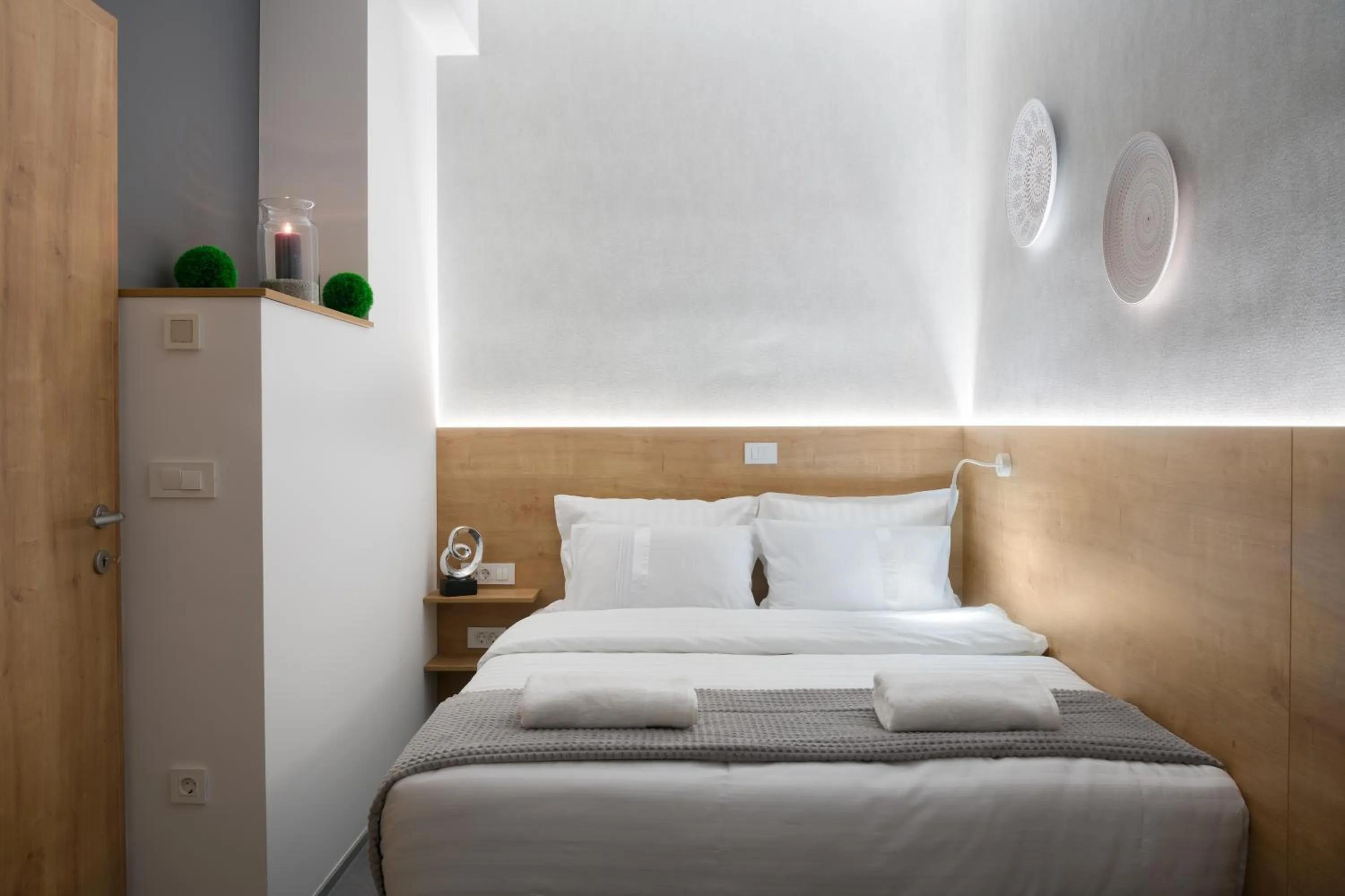 Bedroom, Bed in Vila Emona - Central Apartments - Free Parking