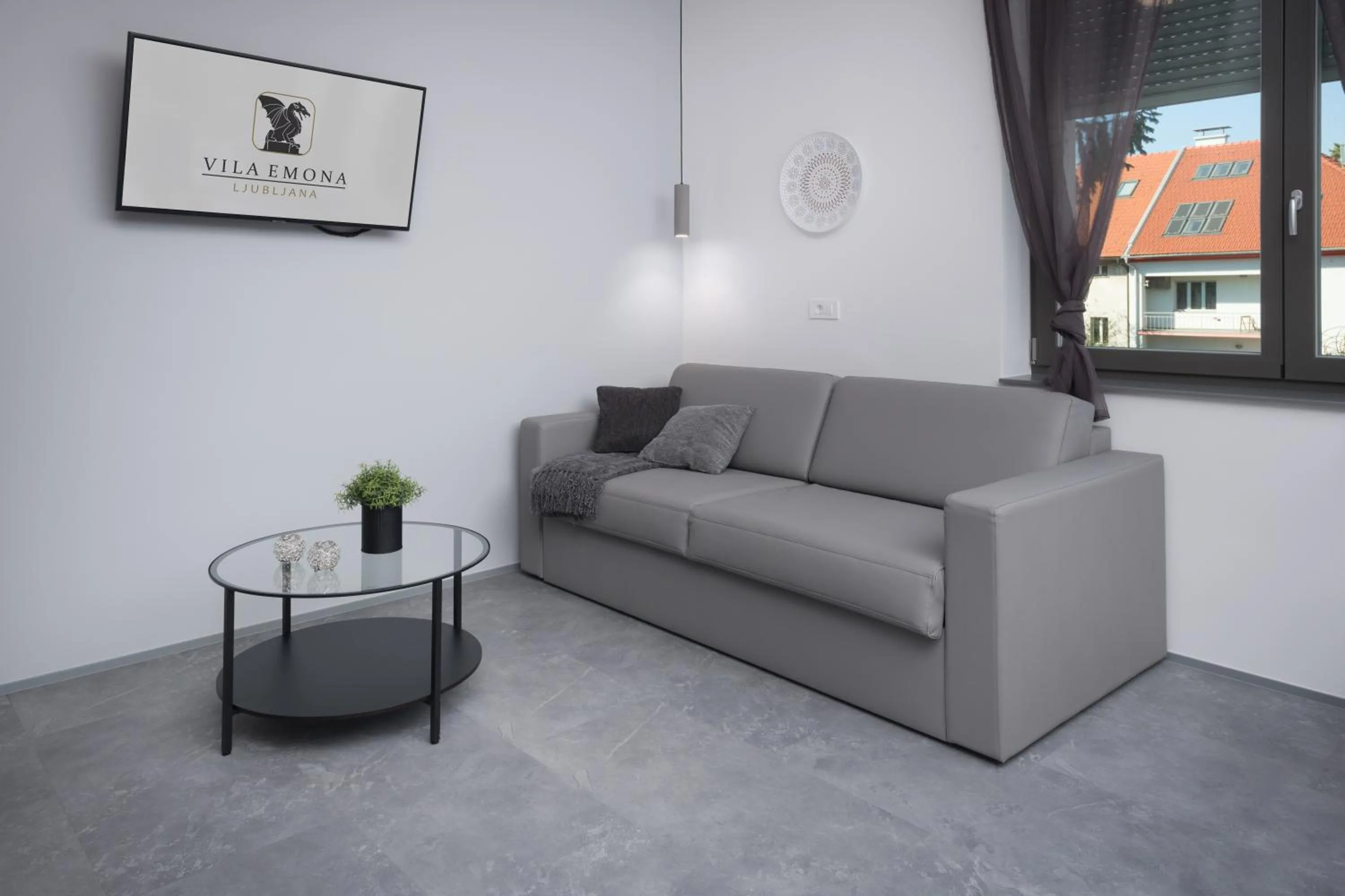 Living room in Vila Emona - Central Apartments - Free Parking