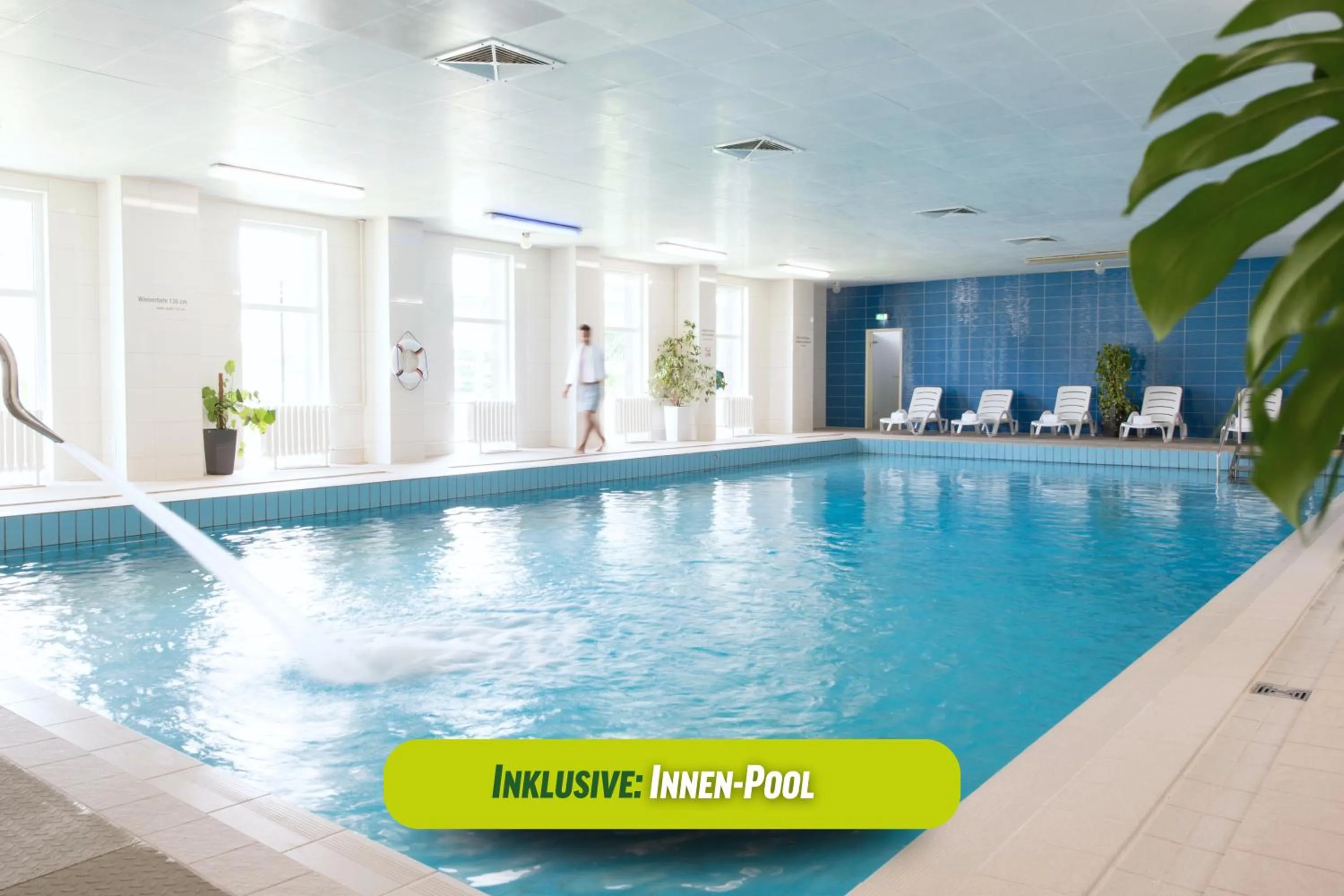 Pool view in AHORN Waldhotel Altenberg