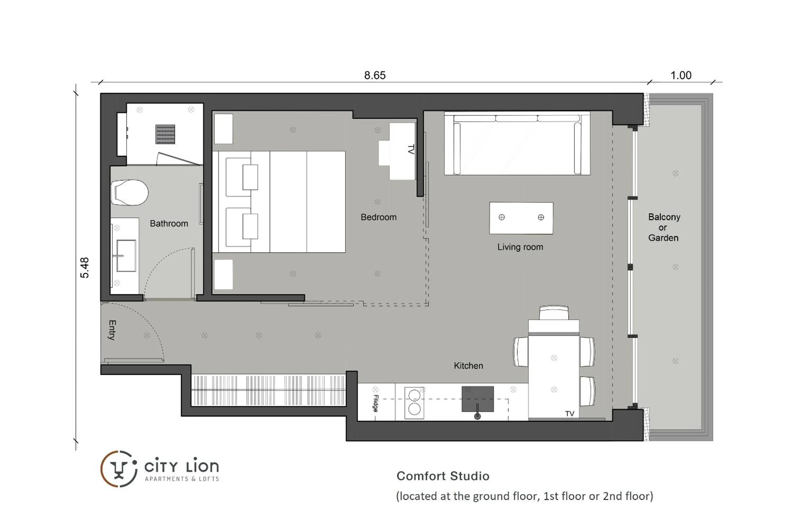 Floor plan in City Lion by Semavί