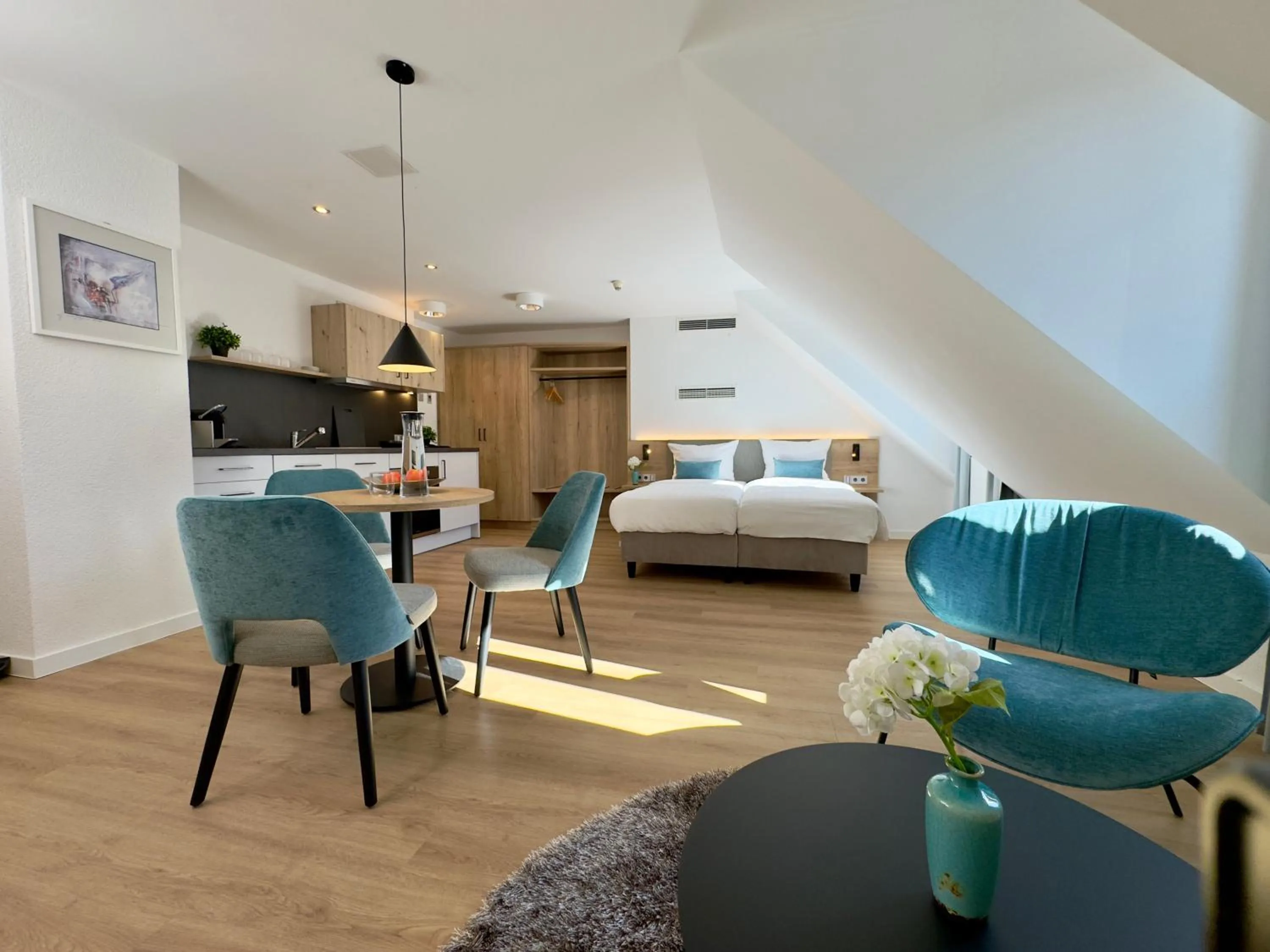 Bed in Living & Serviced Apartments by Blauer Wolf