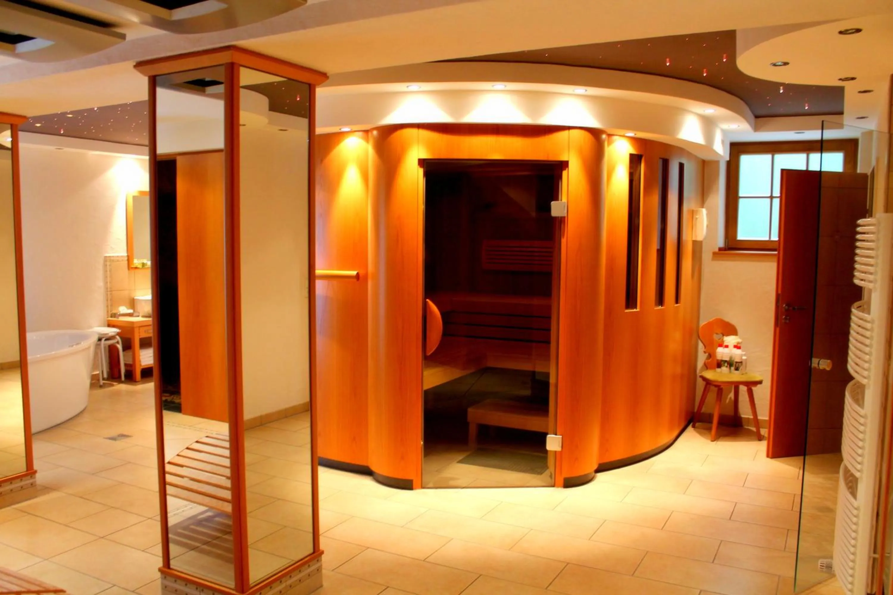 Sauna in Burghotel